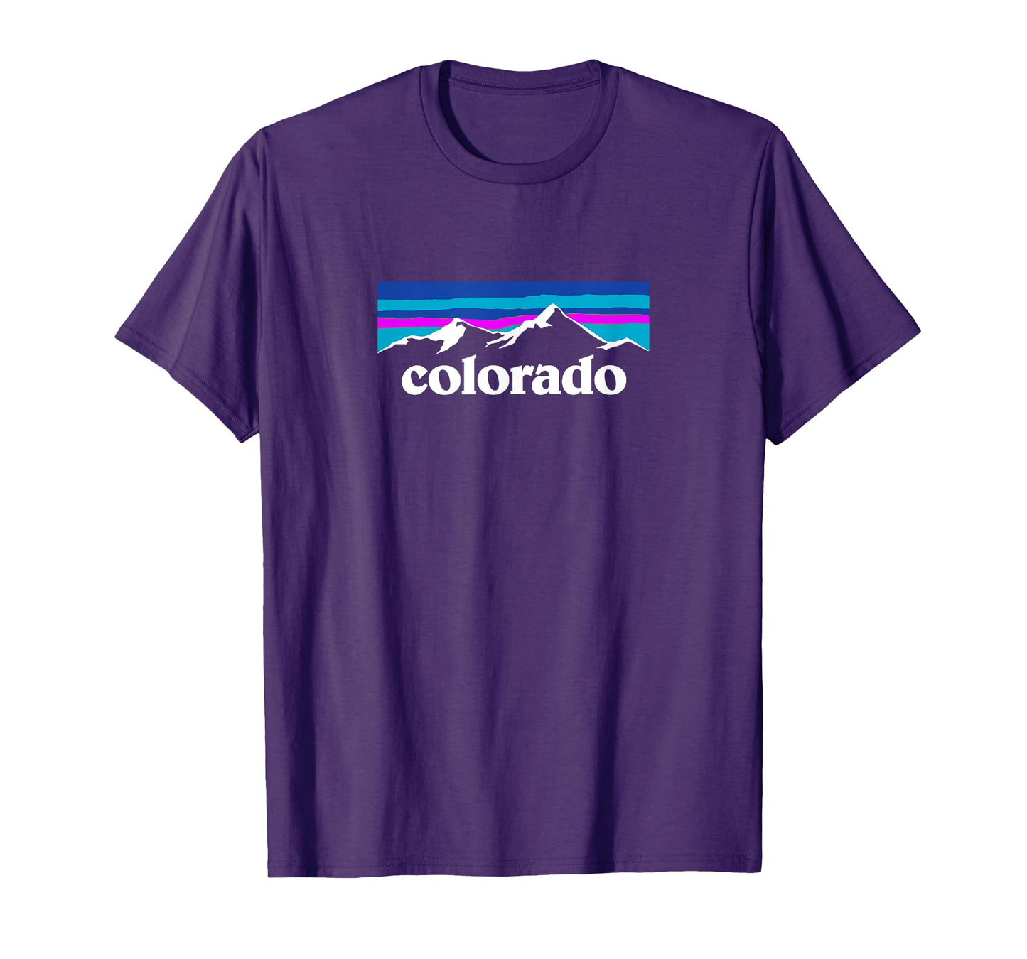 Colorado Mountains Outdoor Flag Design T-Shirt