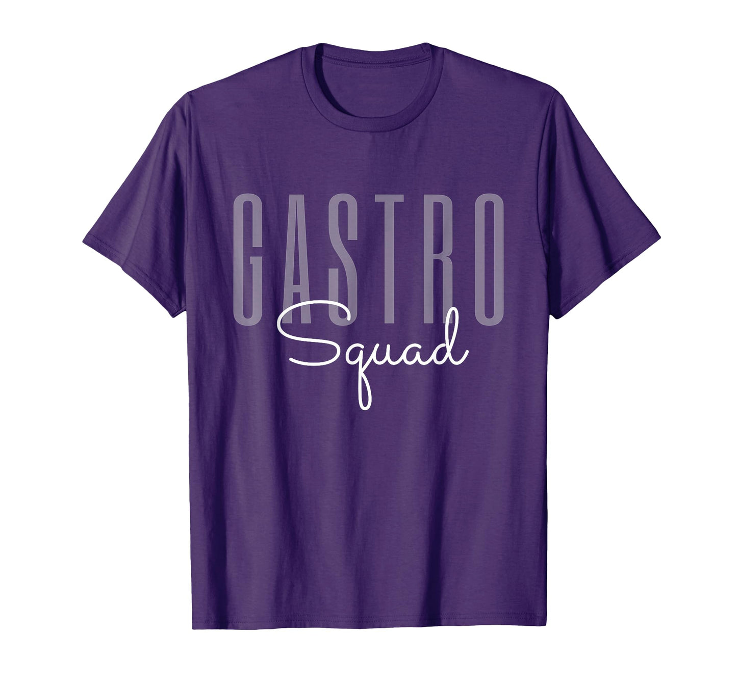 Occupational Gastro Ideas Gastro Squad Nurse Gastroenterology Endoscopy Endo Colon Unisex-Adults Black Short Sleeve Classic Fit T-Shirt