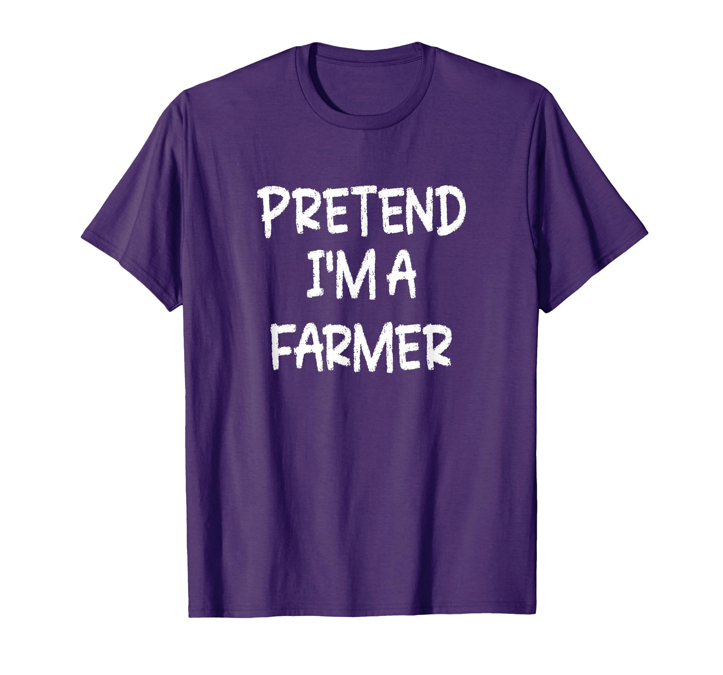Pretend I'm a Farmer Lazy Last Minute Halloween Costume T-Shirt