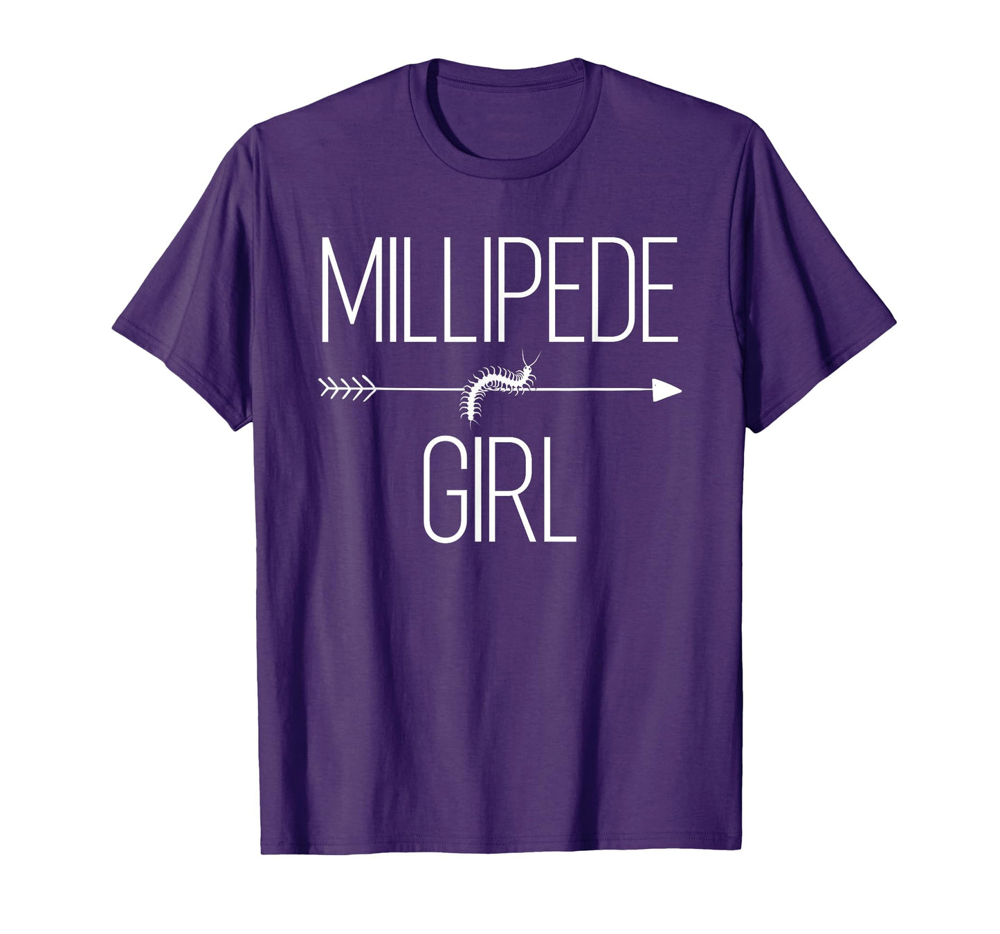 Millipede Girl Gift For Women Arthropod Animal Lover T-Shirt