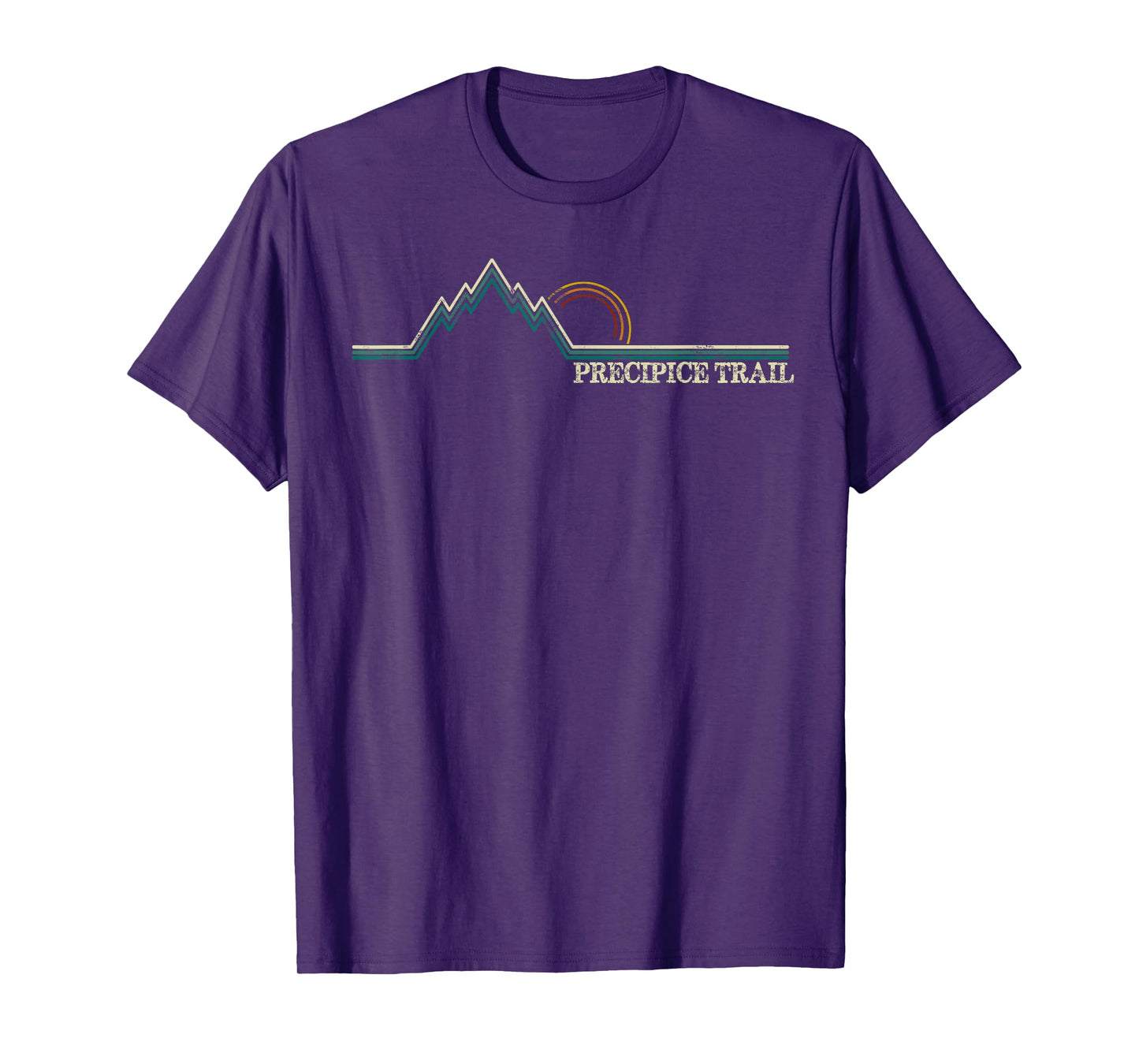 Retro Precipice Trail Acadia National Park Maine T-Shirt