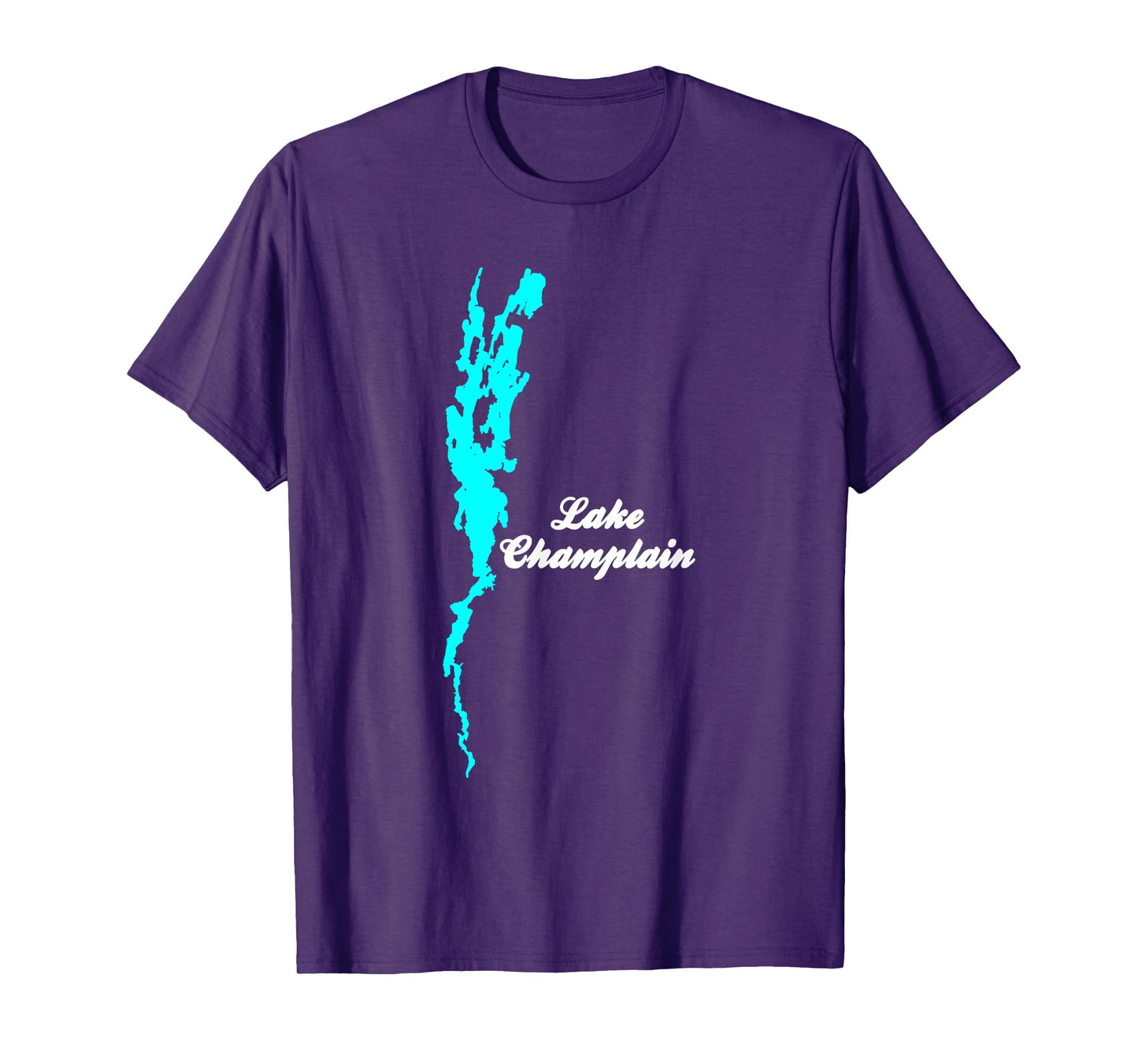 Minimalist Lake Champlain, New York and Vermont T-Shirt