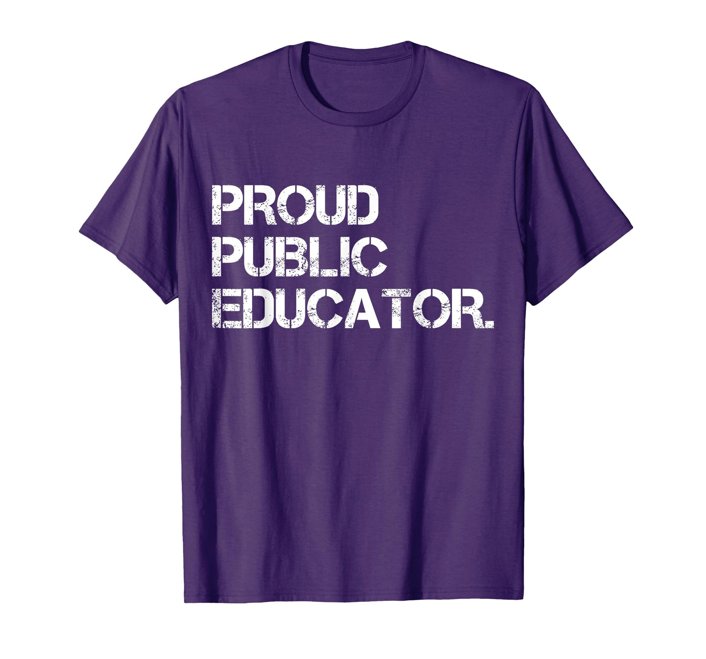 Proud Public Educator Funny Public School Teacher Apparel T-Shirt for Men Women