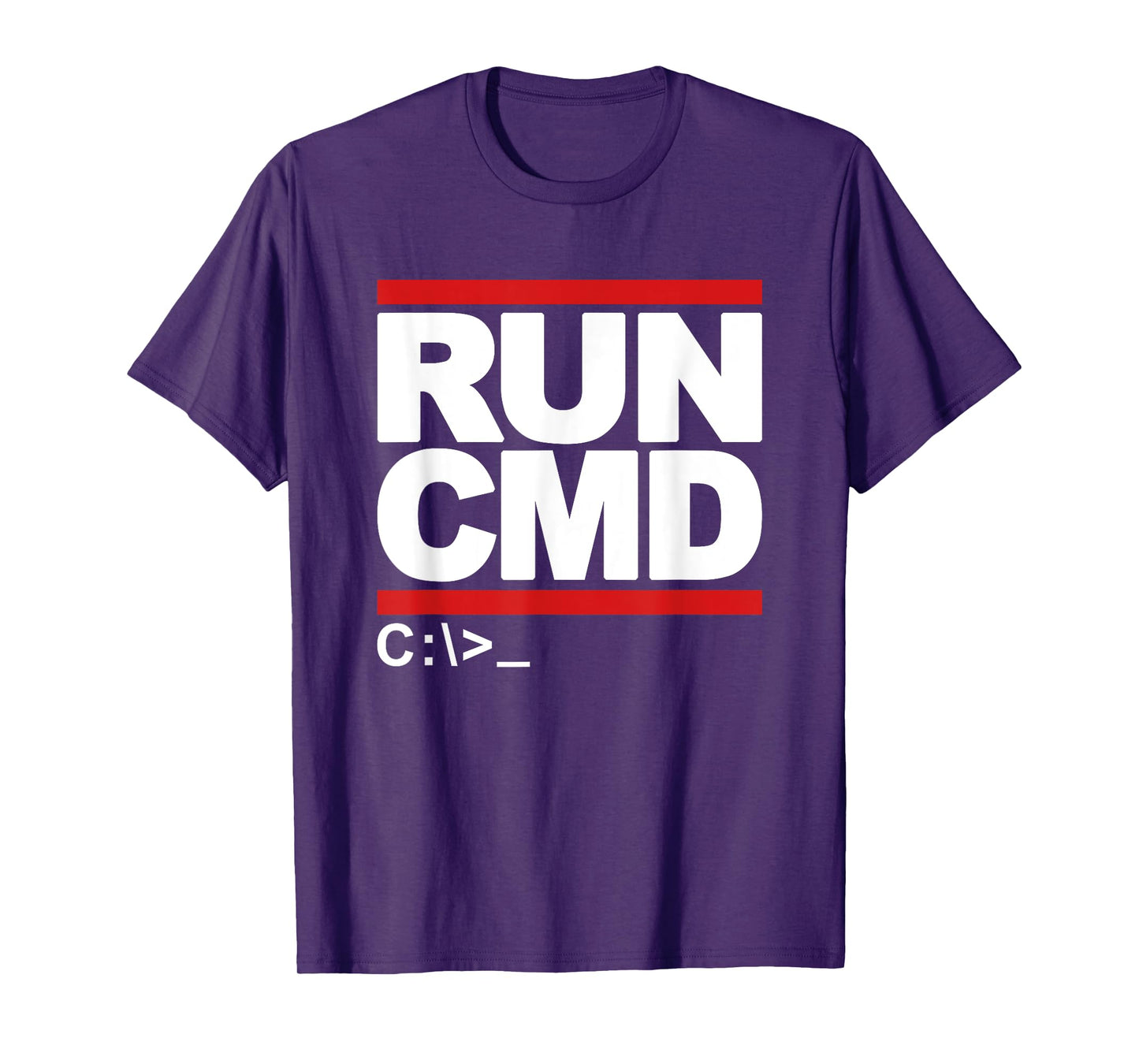 Funny Run CMD Programming Coding T-Shirt