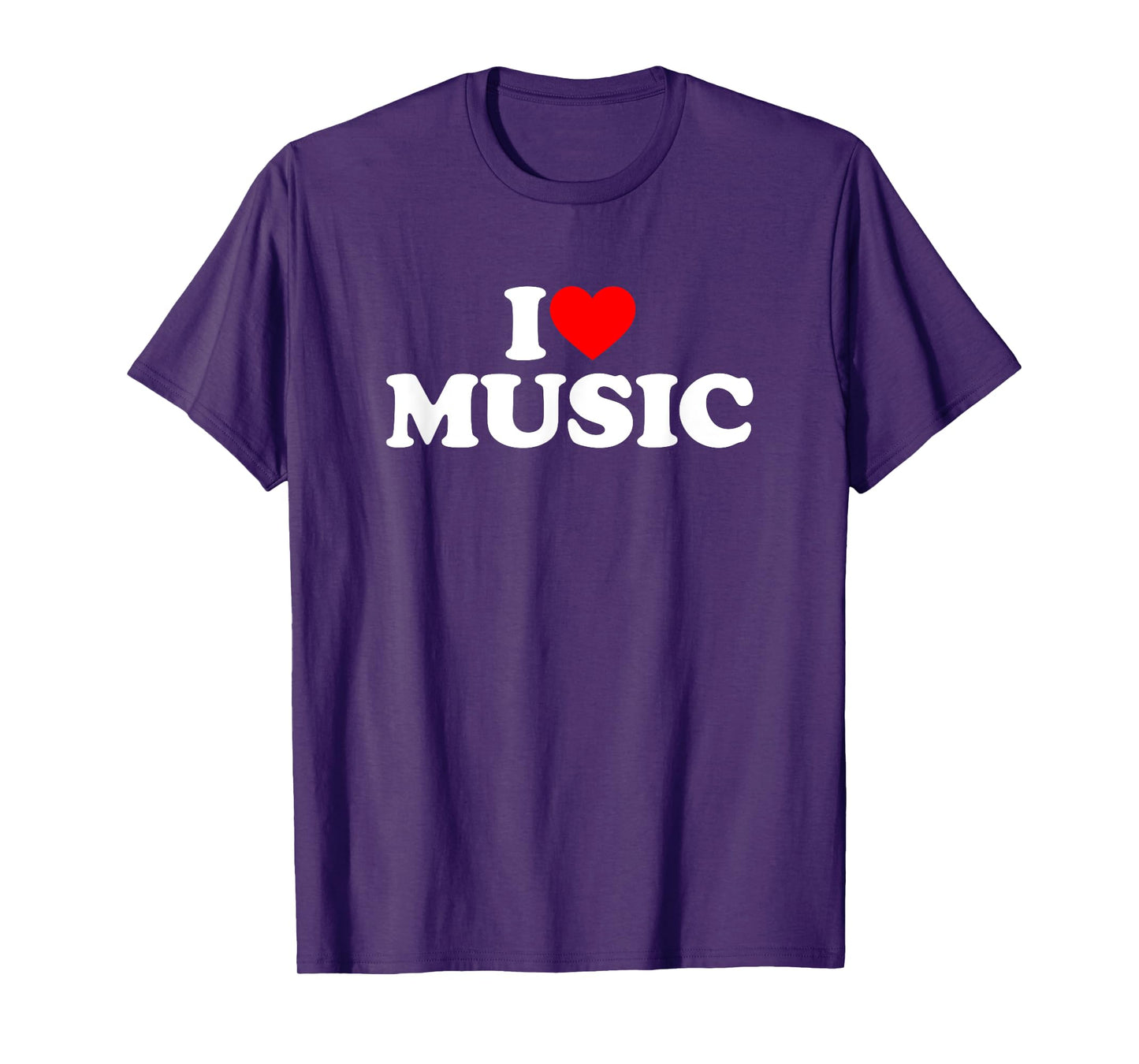 I Love Music Shirt Music Lover Shirt I Heart Music T-Shirt