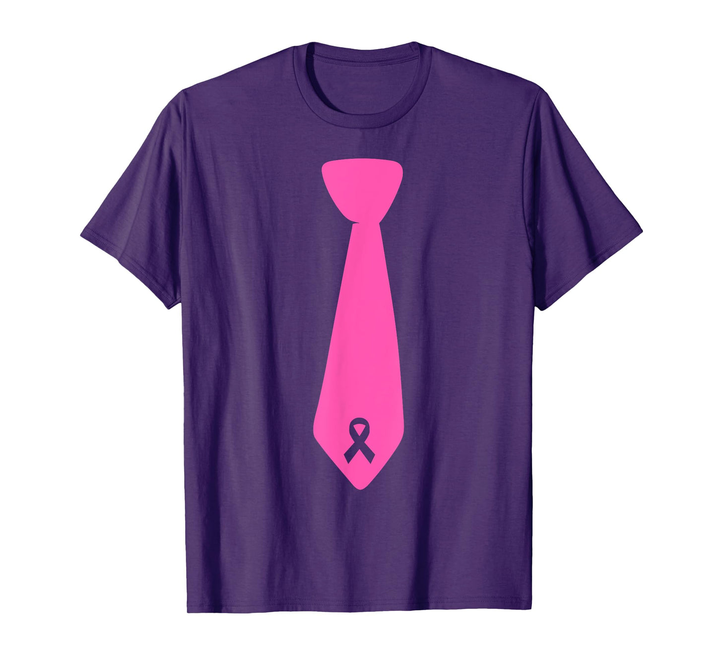 Breast Cancer Awareness Pink Ribbon Tie T-Shirt