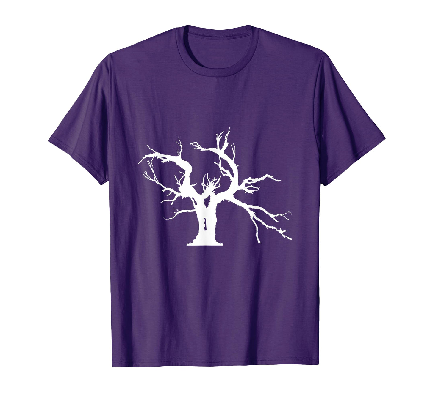 Scary Evil Eden Tree of Life Natural Silhouette Dark Forest T-Shirt