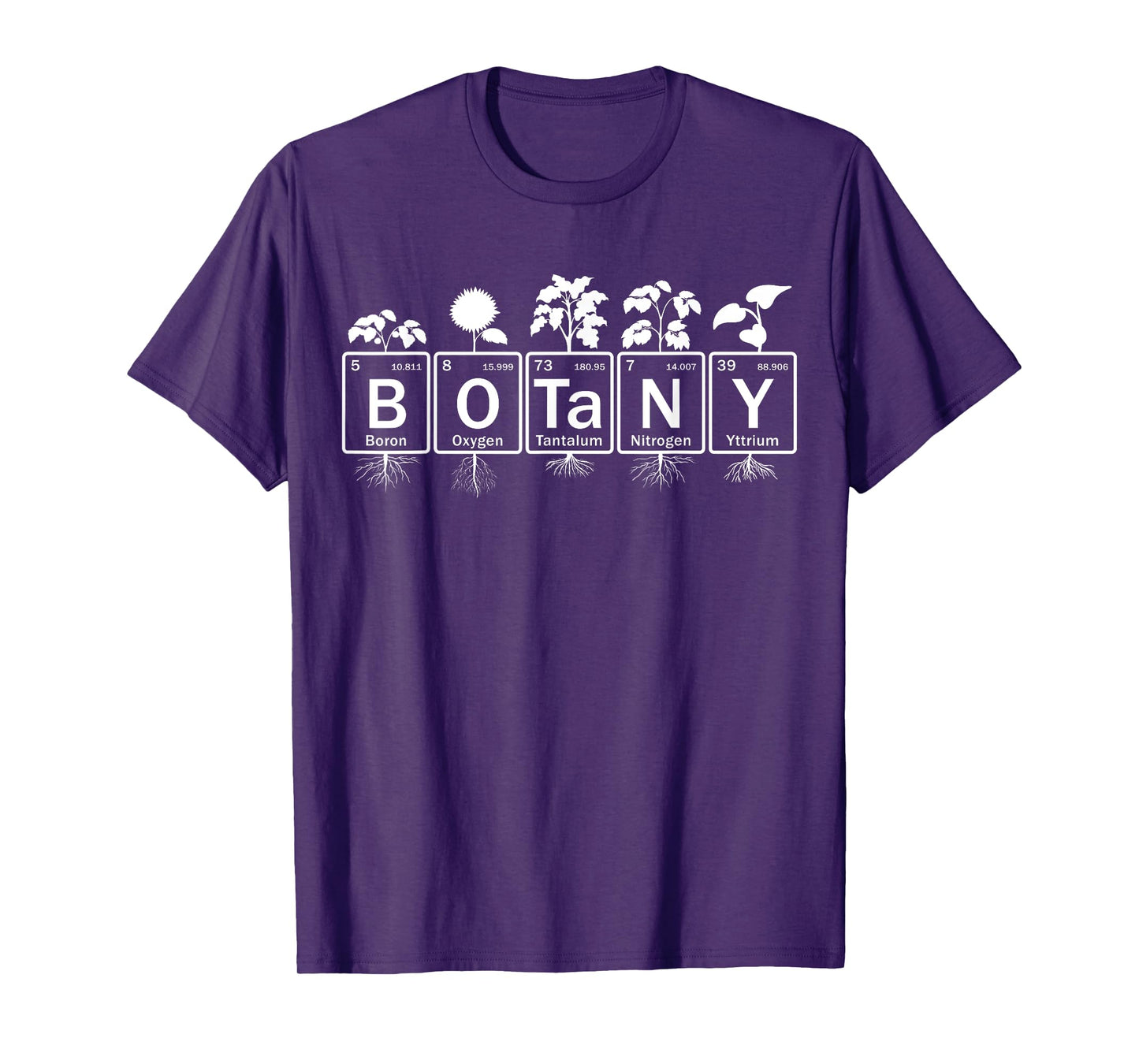 Botany in Periodic Table Elements Funny Botanist T-Shirt