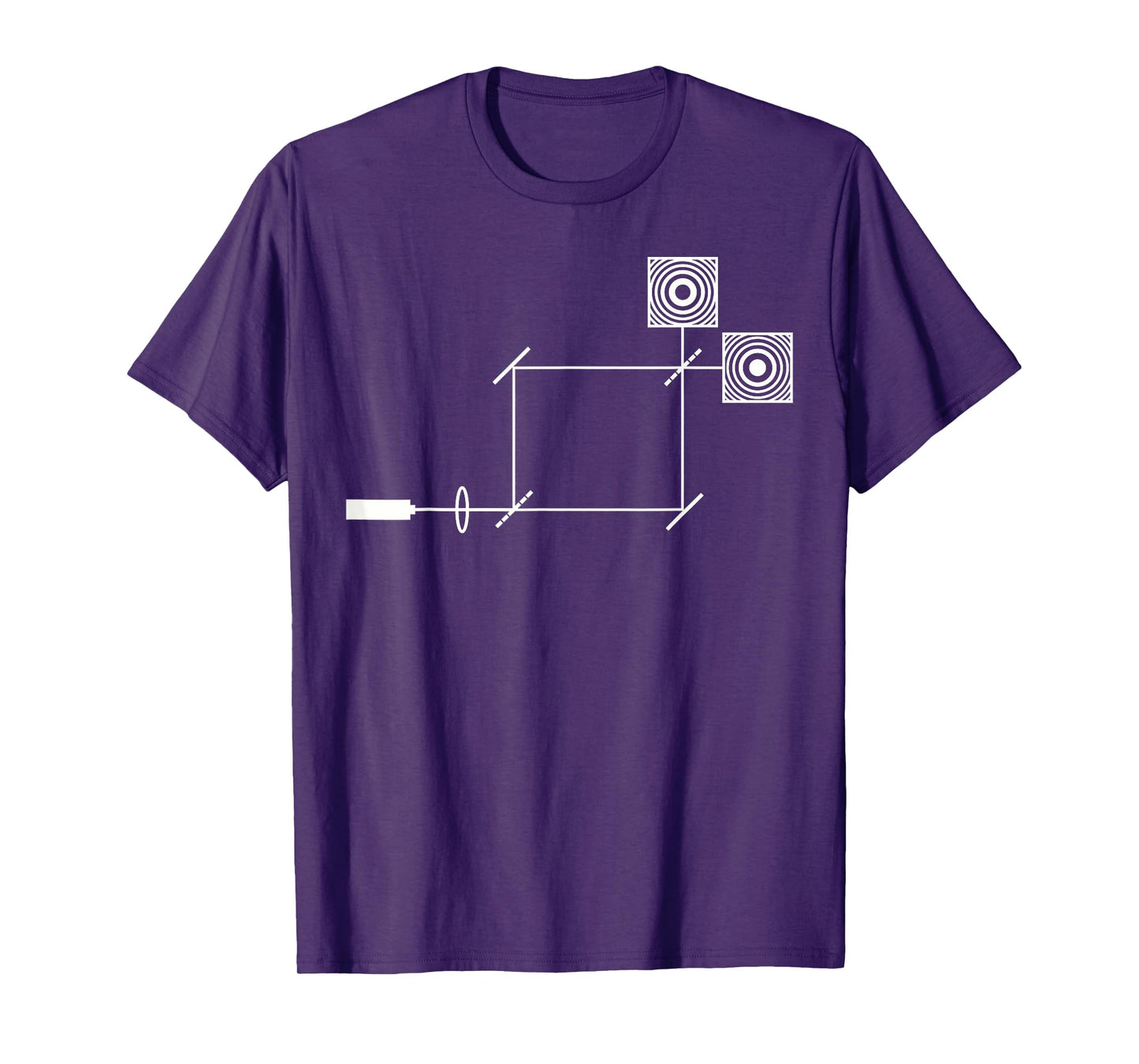 Interferometer Delayed Choice Quantum Physics T-Shirt