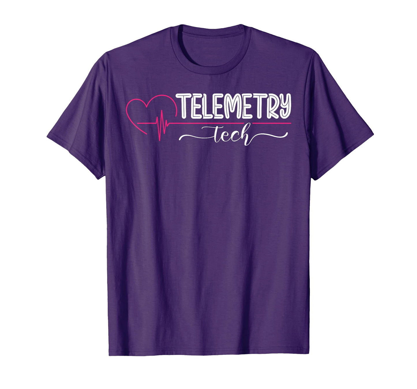 Telemetry Technician Heart Telemetry Tech T-Shirt