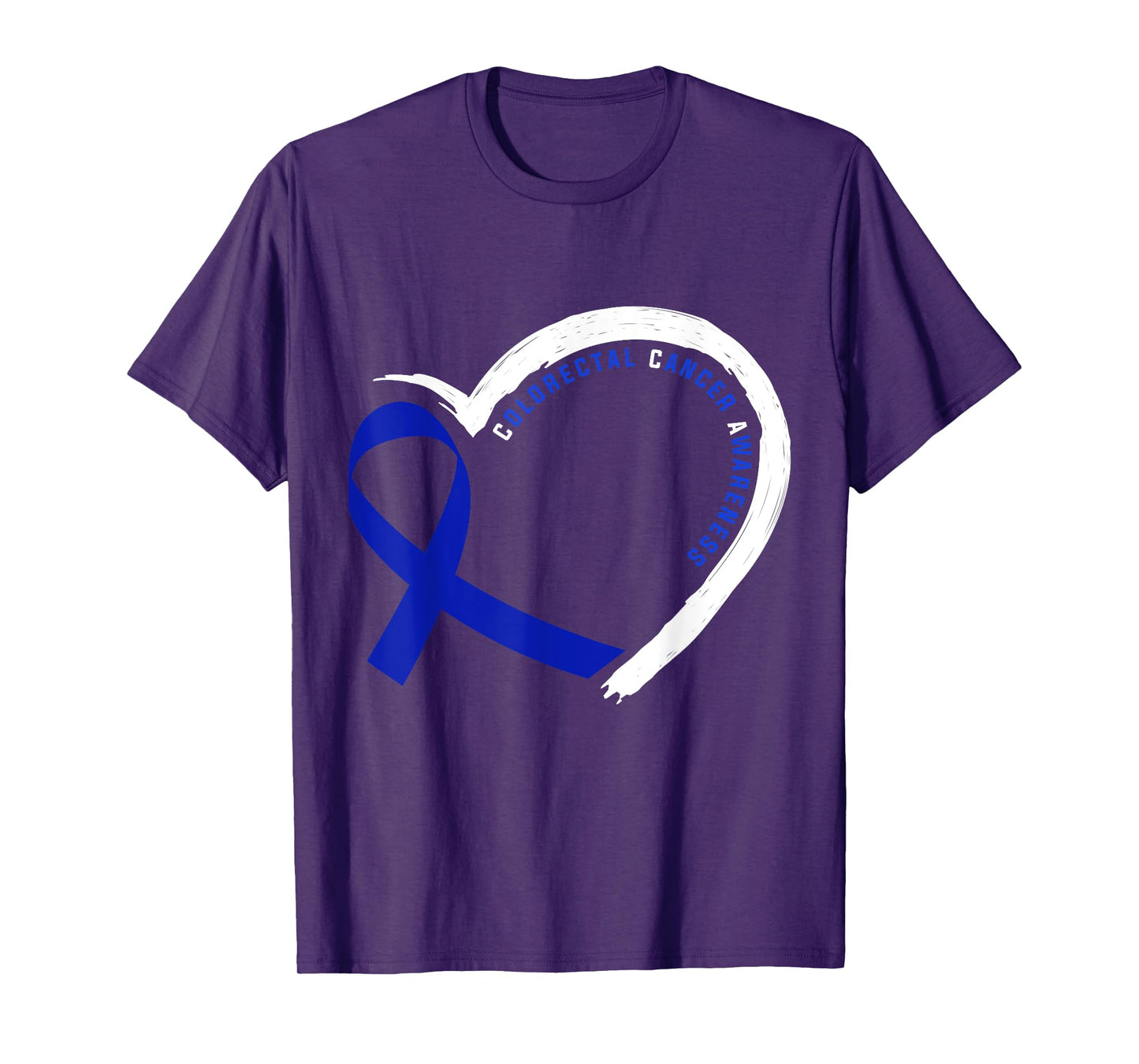 Colorectal Cancer Awareness Gift Idea Unisex-Adults Cancer Awareness T-Shirt Black Small Classic Fit Short Sleeve Crew Neck T-Shirt