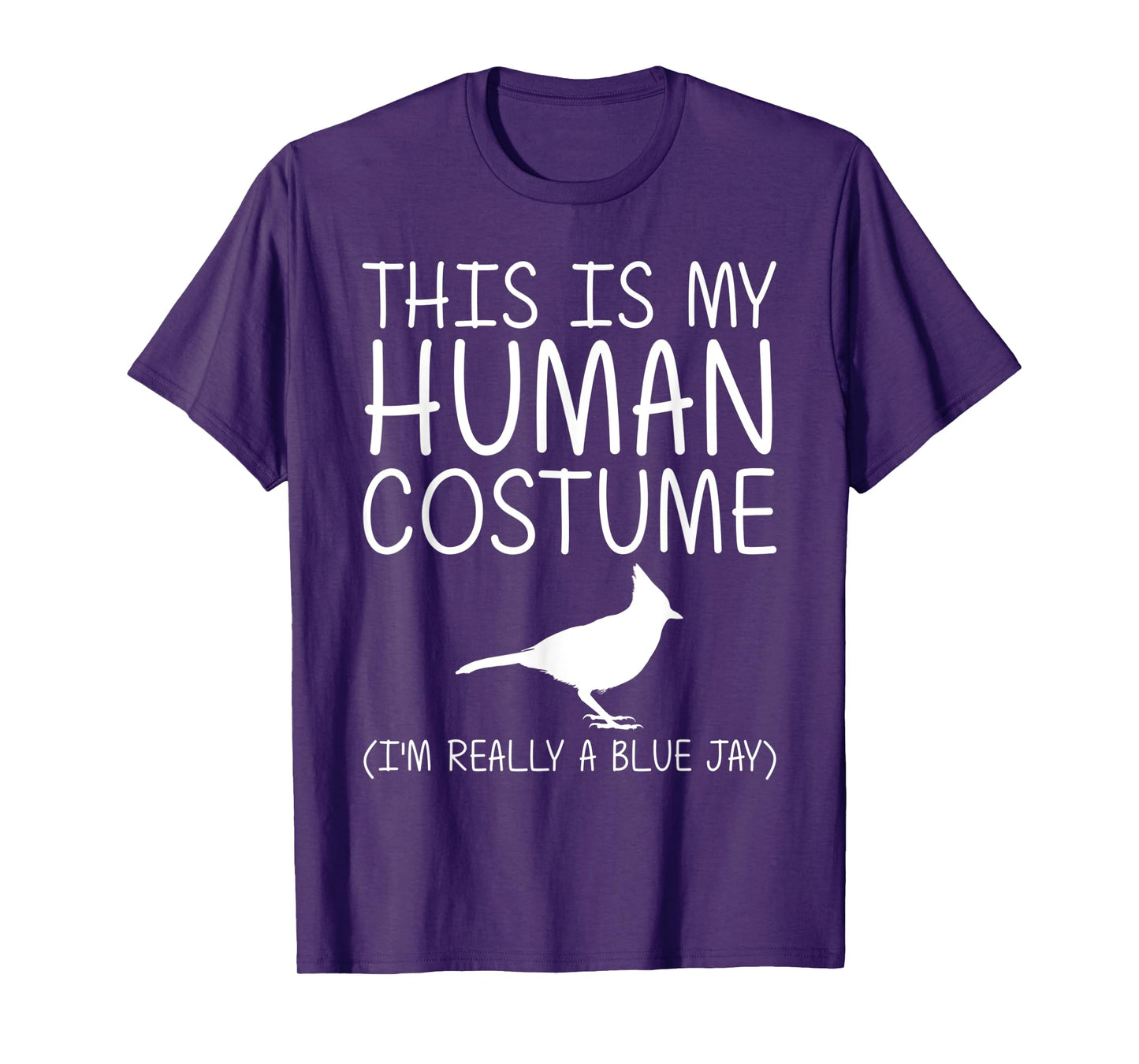 Blue Jay Easy Halloween Human Costume Bird Animal DIY Gift T-Shirt