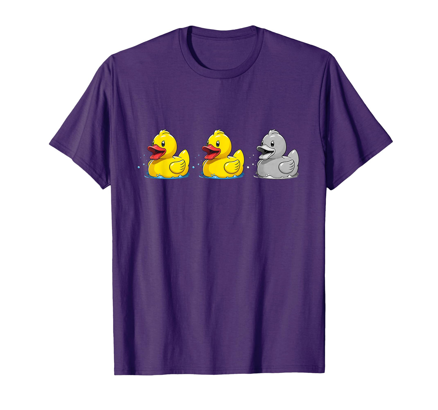 Duck Duck Grey Duck Funny Minnesota Joke Rubber Duck Lovers T-Shirt