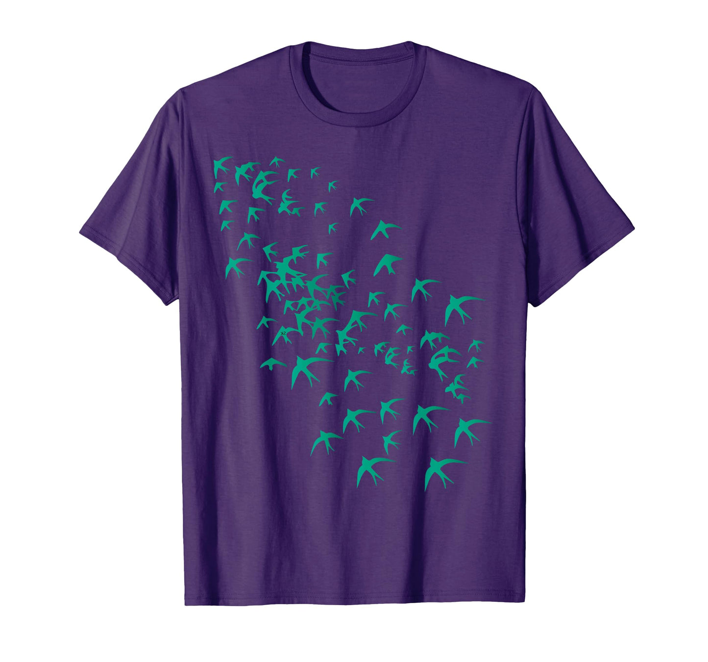 Flying Swarm of Swallows- Flock of Birds in the Sky & Nature T-Shirt
