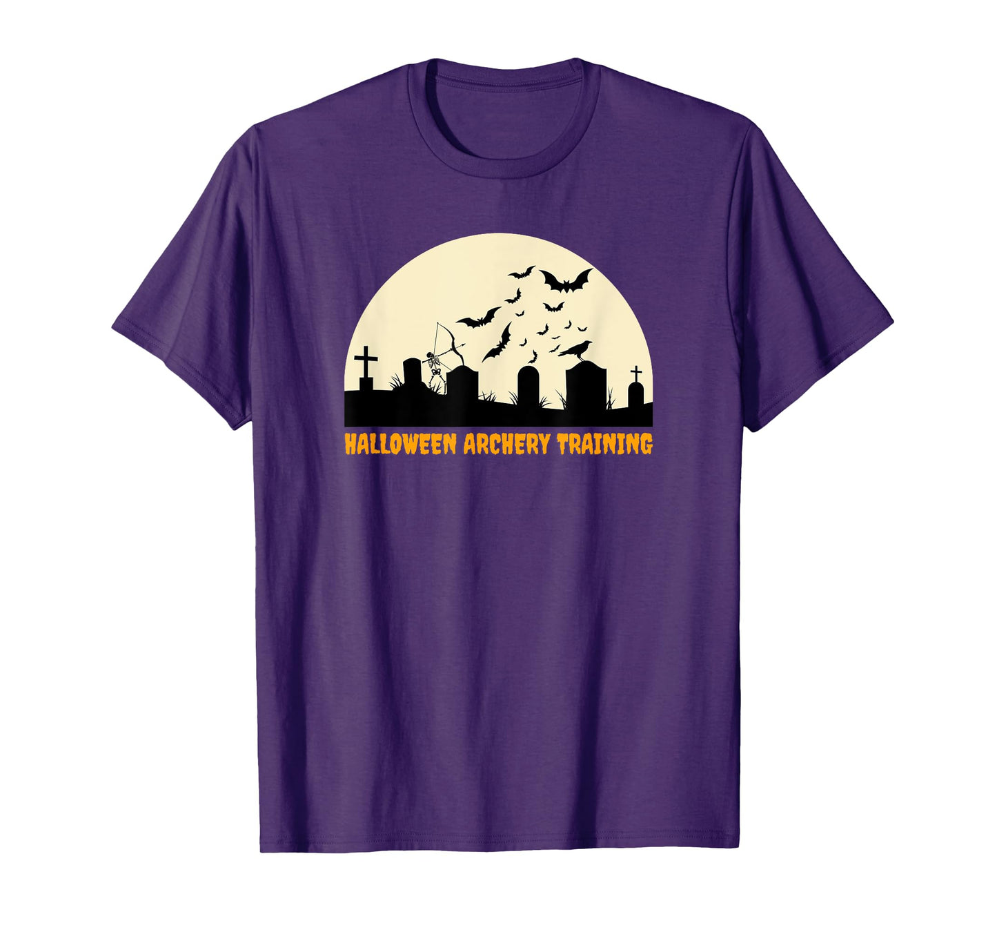 Halloween Archery Bow and Arrows Man Women Funny Tee T-Shirt