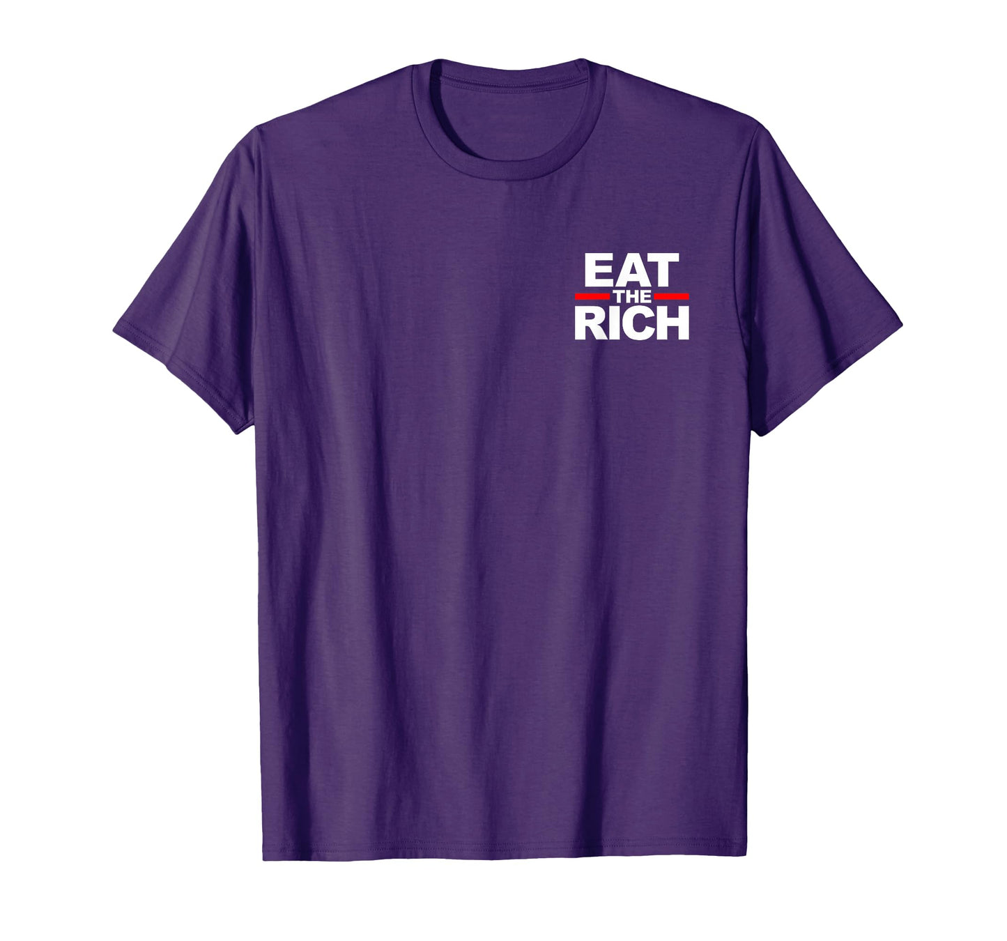 FUN SOCIALISM MARXISM TEES EAT THE RICH T-Shirt - Black, Unisex-Adults, Short Sleeve, T-Shirt, Size: Small
