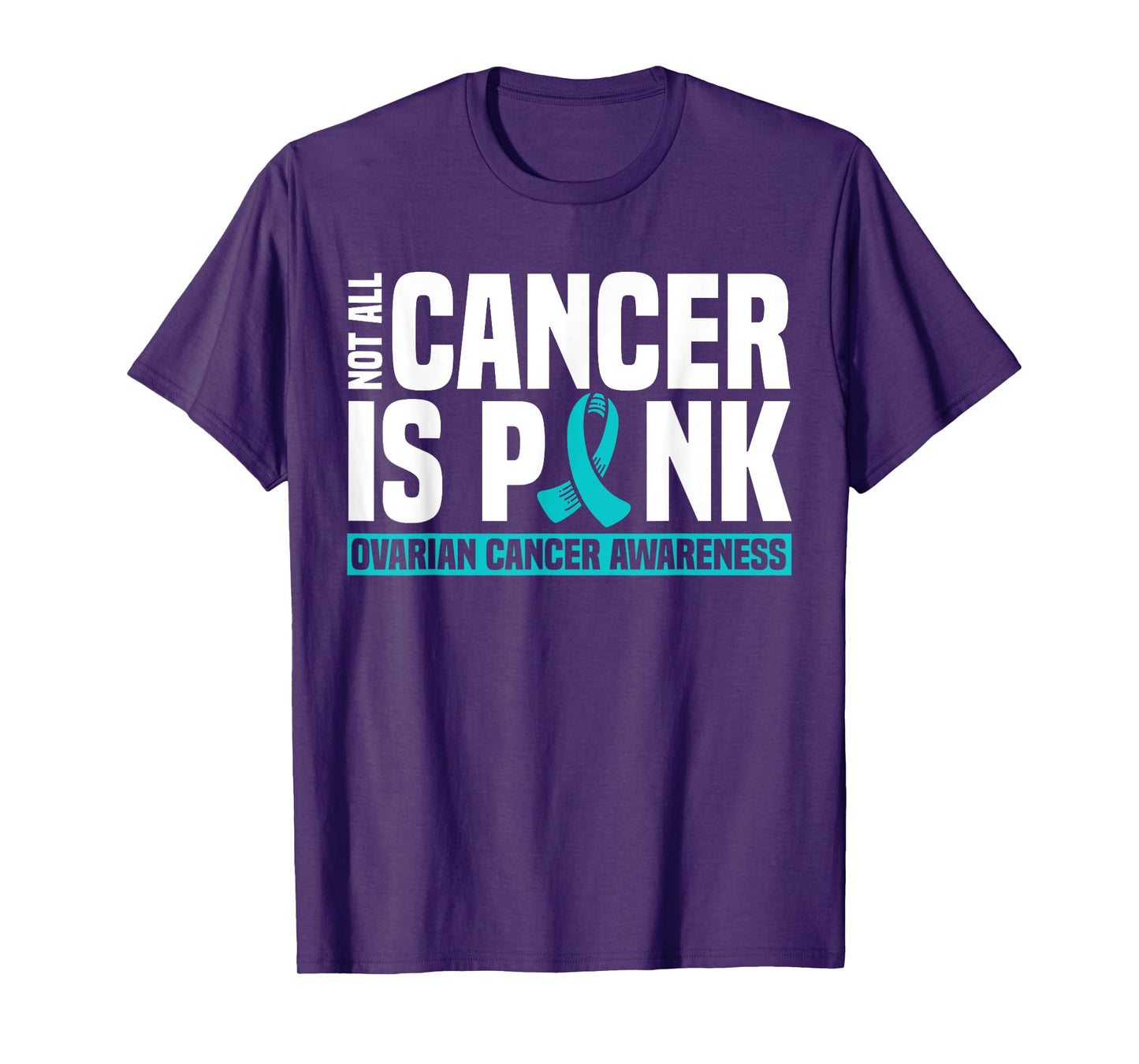 Ovarian Cancer Teal Awareness Ribbon Mother's Day T-Shirt