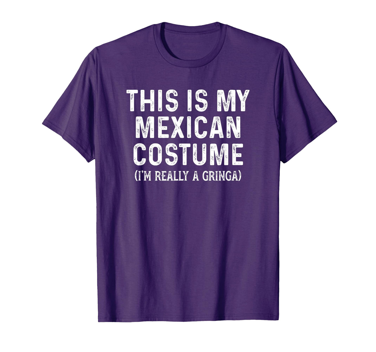 Funny This Is My Mexican Costume I Am Really A Gringa T-Shirt
