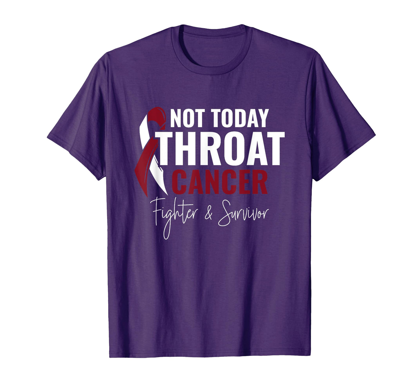 Not Today Cancer Throat Cancer Awareness T-Shirt