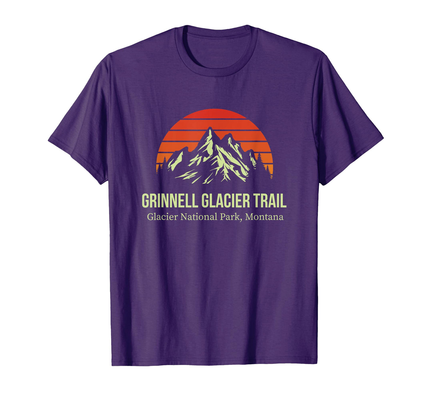 Grinnell Glacier Trail National Park Montana Outdoors Hiking T-Shirt