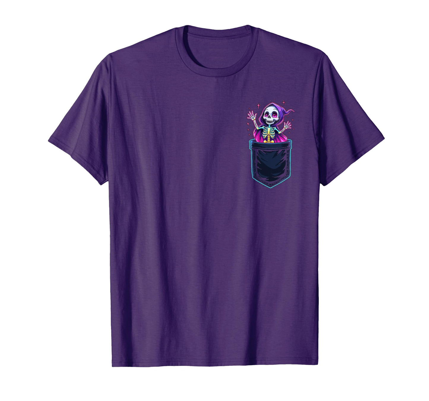 Halloween 2025 Costume Cute Ghost Skeleton Graphic Funny T-Shirt