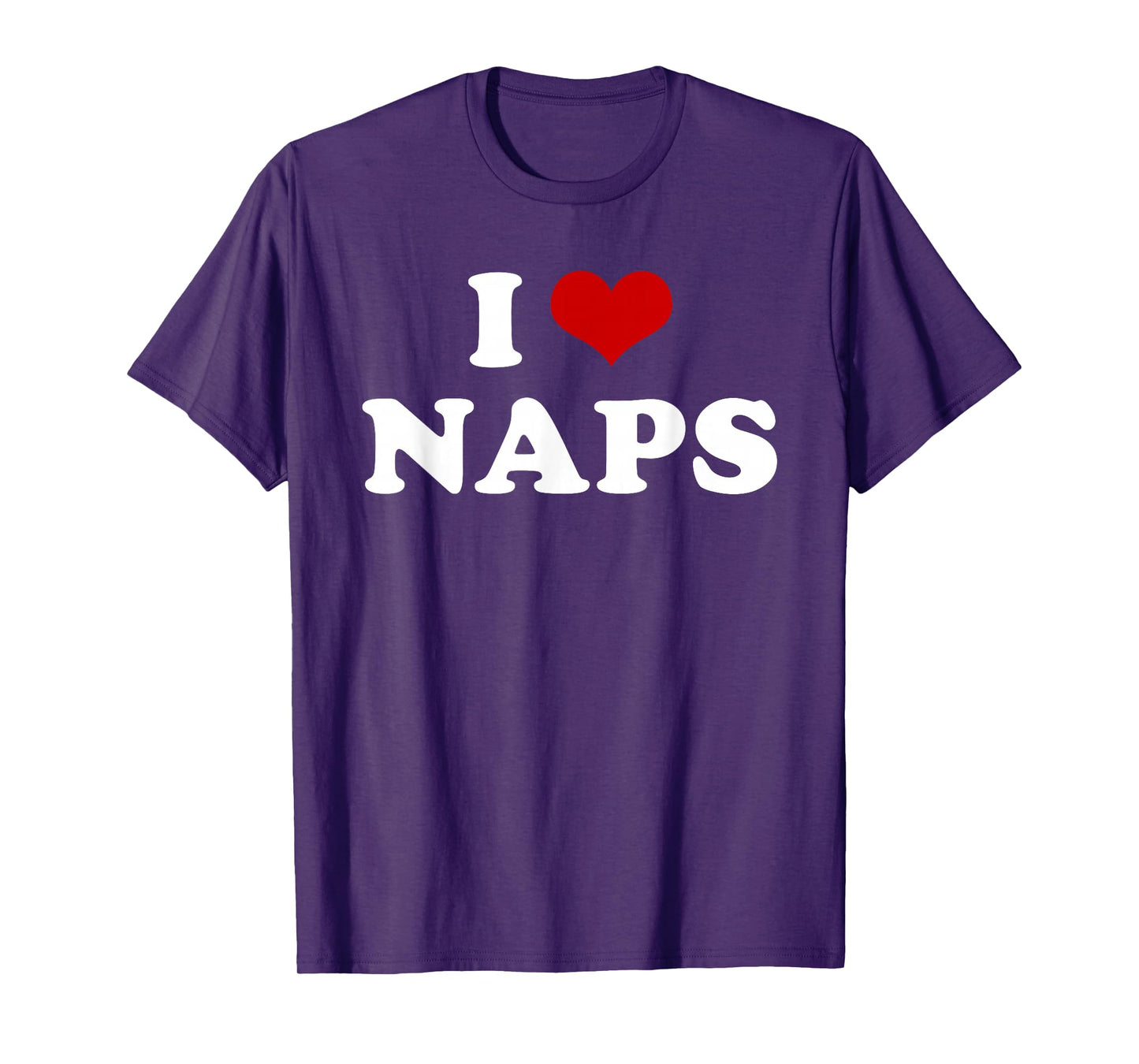 I Heart Naps I Love Napping Lazy Sleeping T-Shirt
