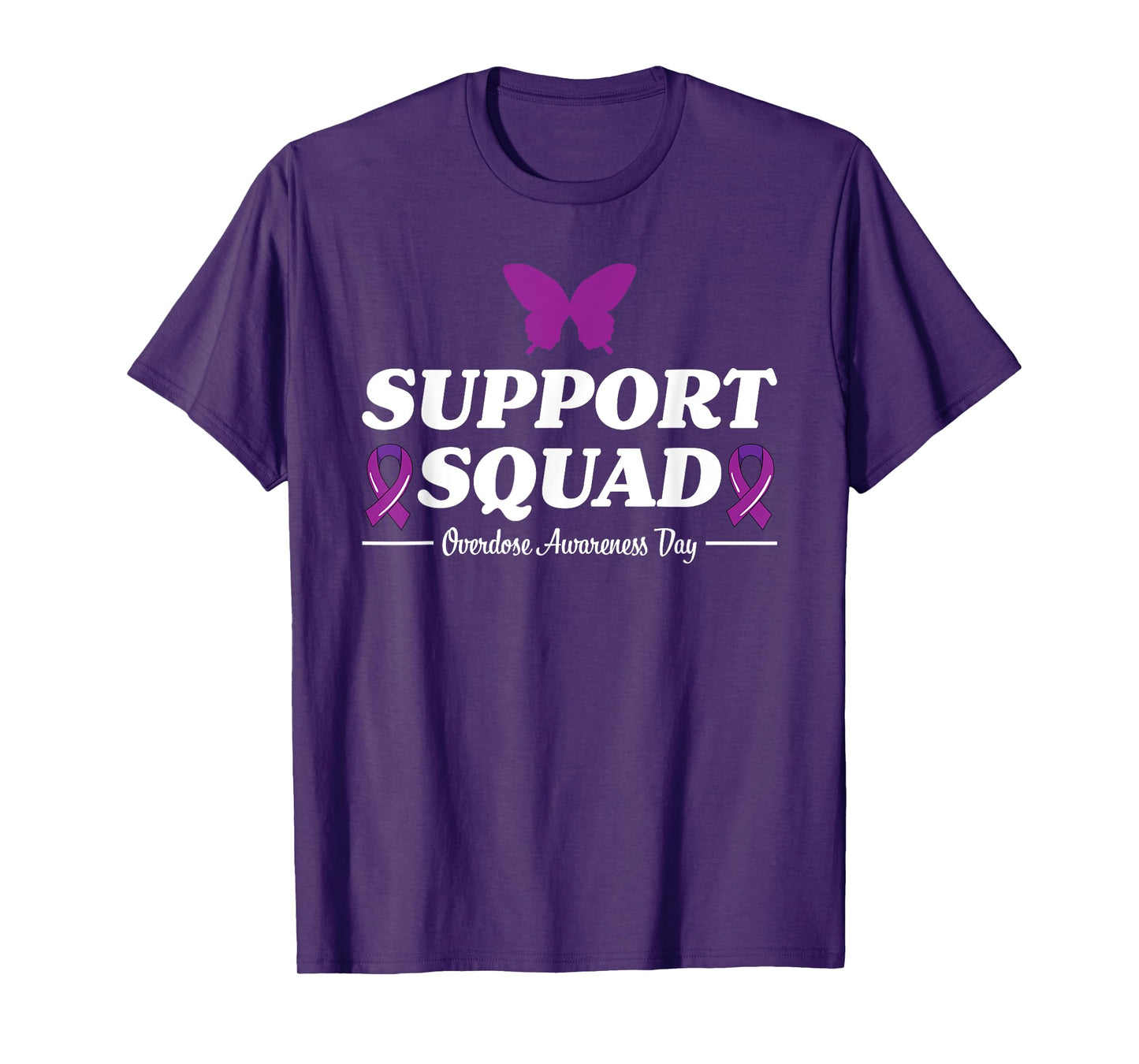 International Overdose Awareness Day Mom Ribbon Support T-Shirt