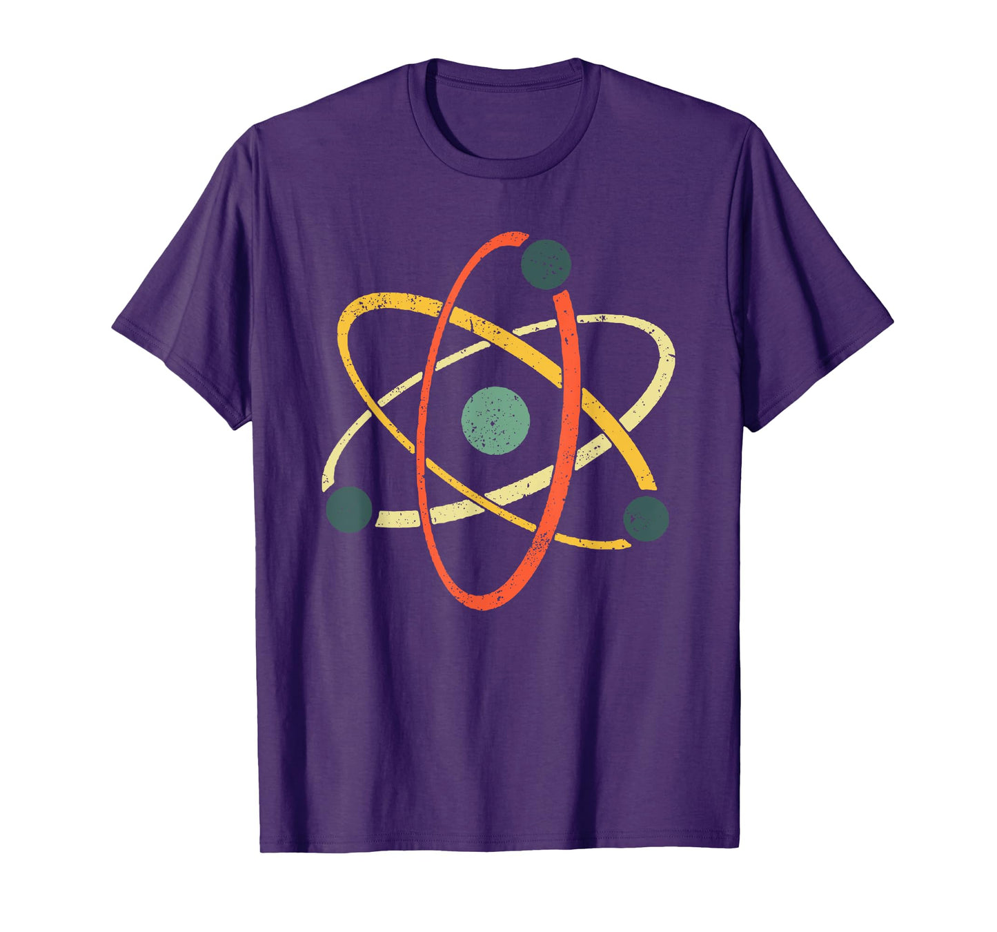 Cool Atom Art Men Women Biology Physics Chemistry Teacher T-Shirt