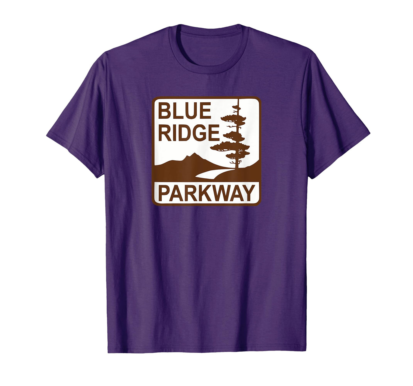 Blue Ridge Parkway Road Sign T-Shirt