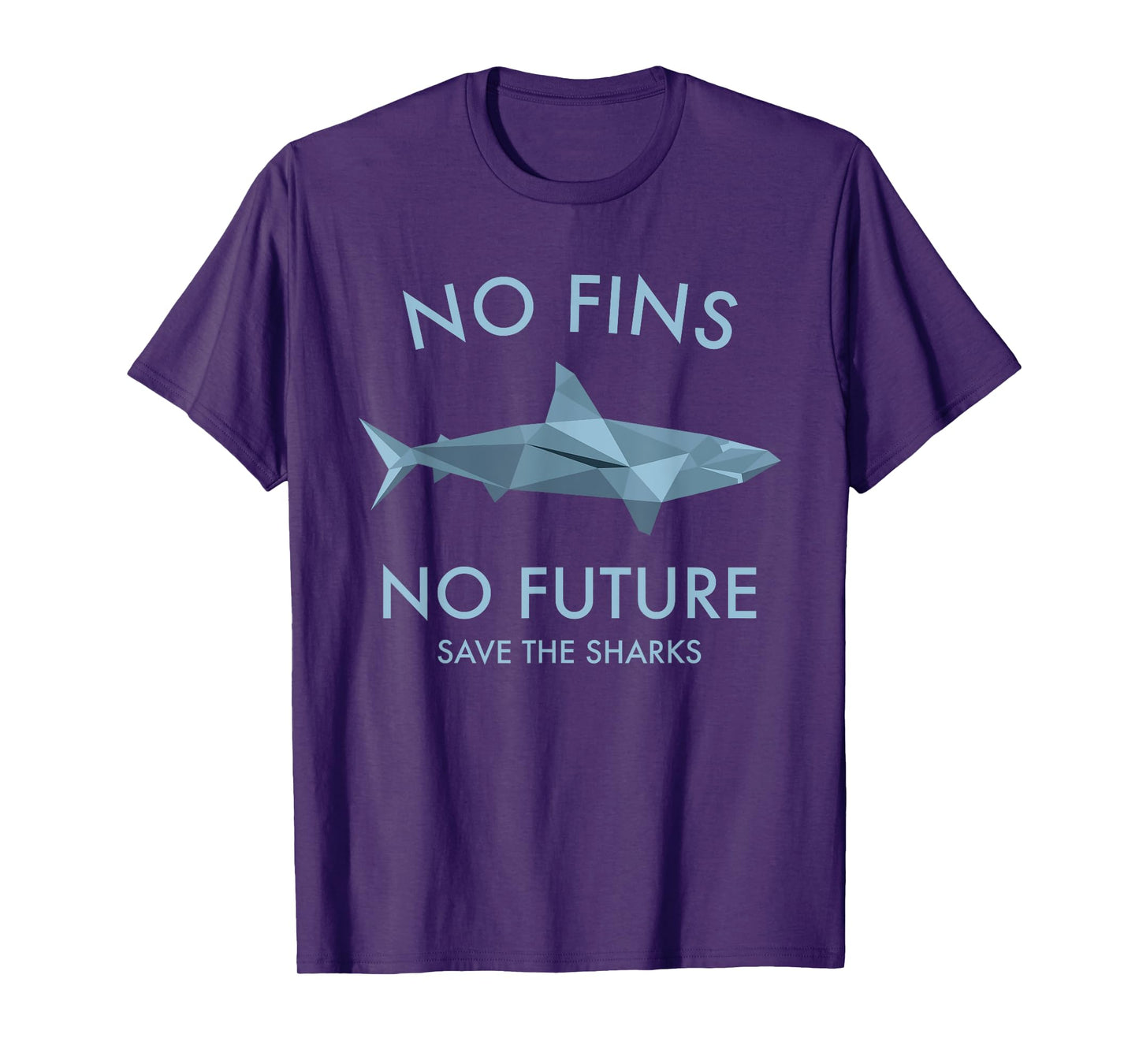 No Fins No Future Shark Sharks Protect the Sharks Scuba T-Shirt