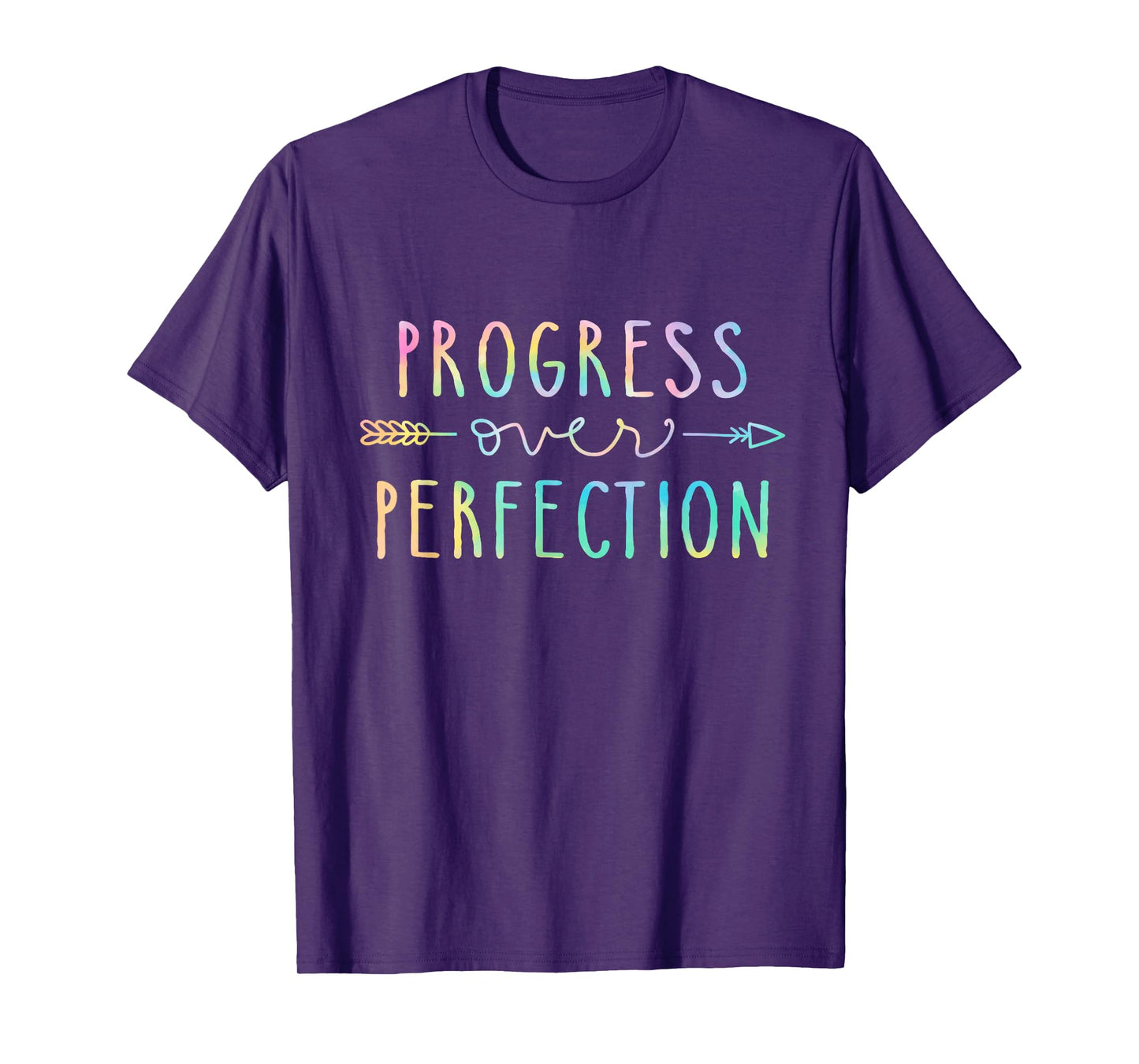 Back To School Progress Over Perfection Motivational Teacher T-Shirt