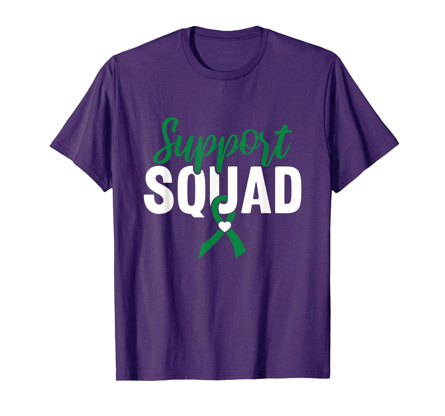 Support Squad Green Ribbon Liver Cancer Awareness T-Shirt