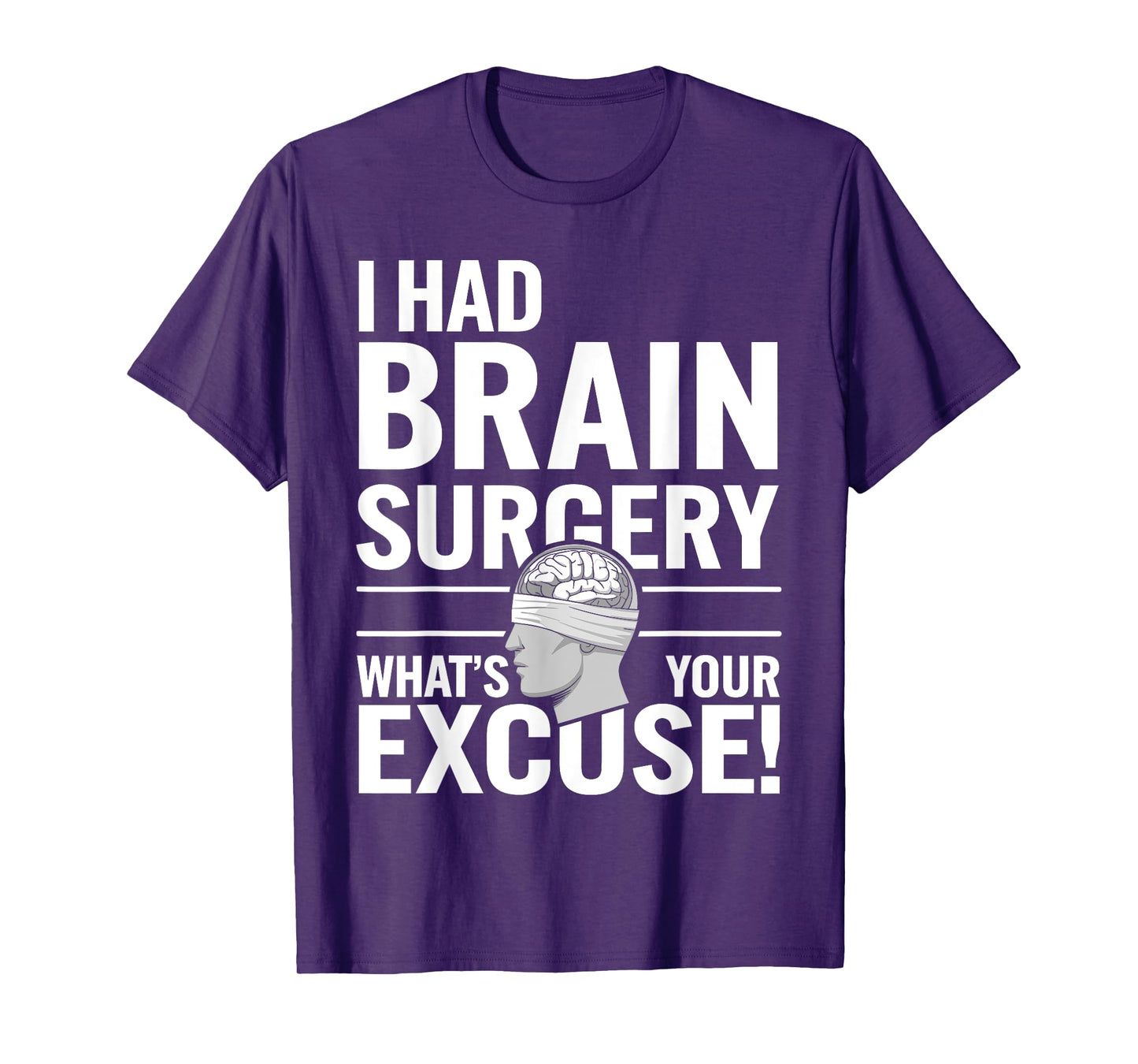 Brain Surgery Art for Men Women Post Brain Surgery Recovery T-Shirt