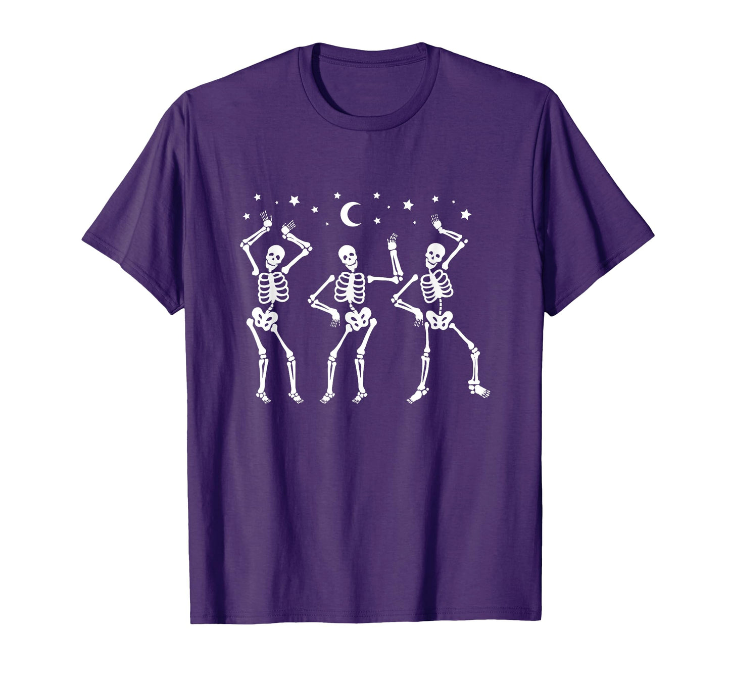 Dancing Skeleton Creepy and Spooky Halloween Design Squad T-Shirt
