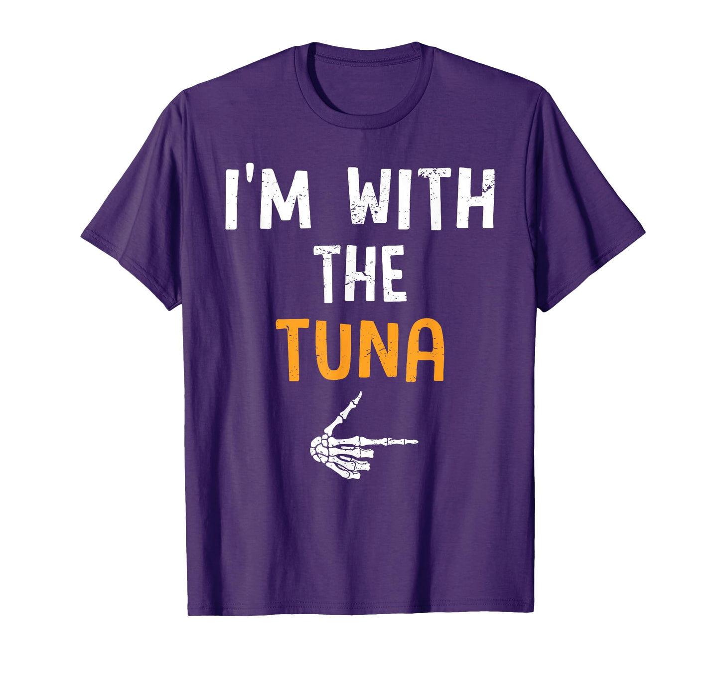 I'm with The Tuna Costume Halloween Matching Couple T-Shirt