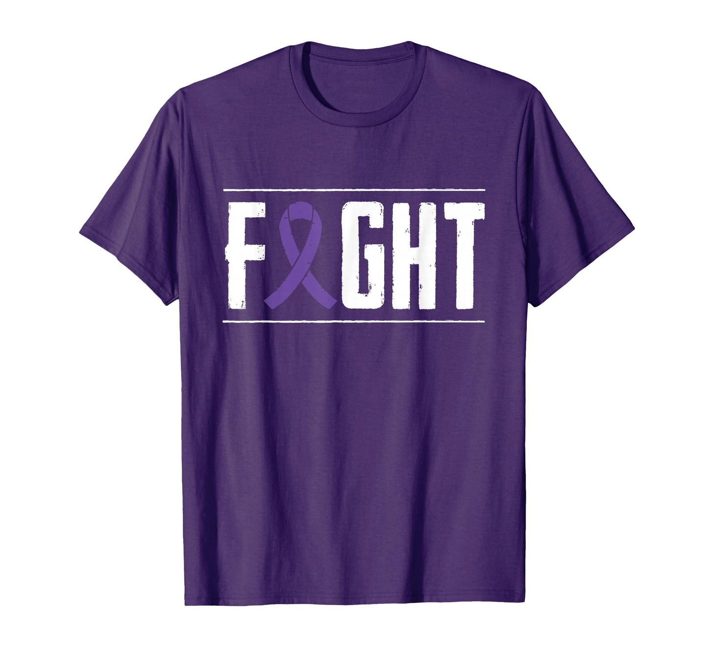 Pancreatic Cancer Fight Cancer Ribbon T-Shirt