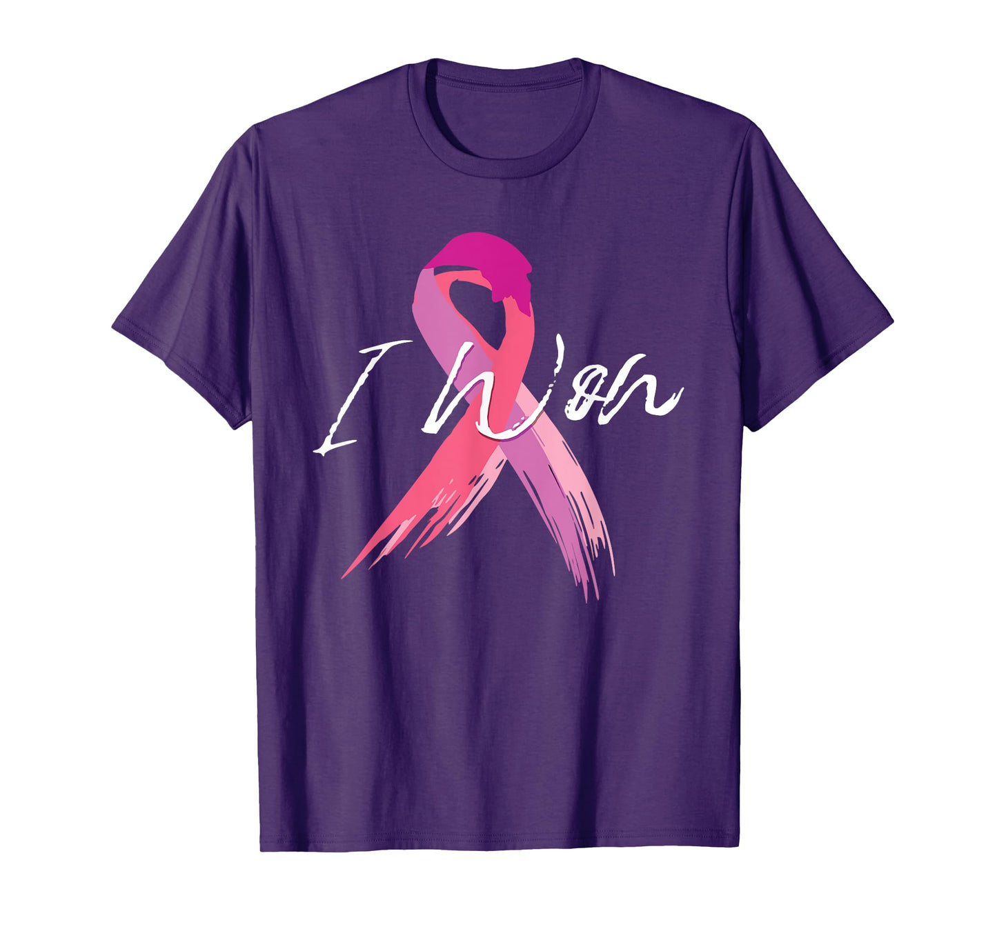 I won breast cancer awareness support pink ribbon survivor T-Shirt