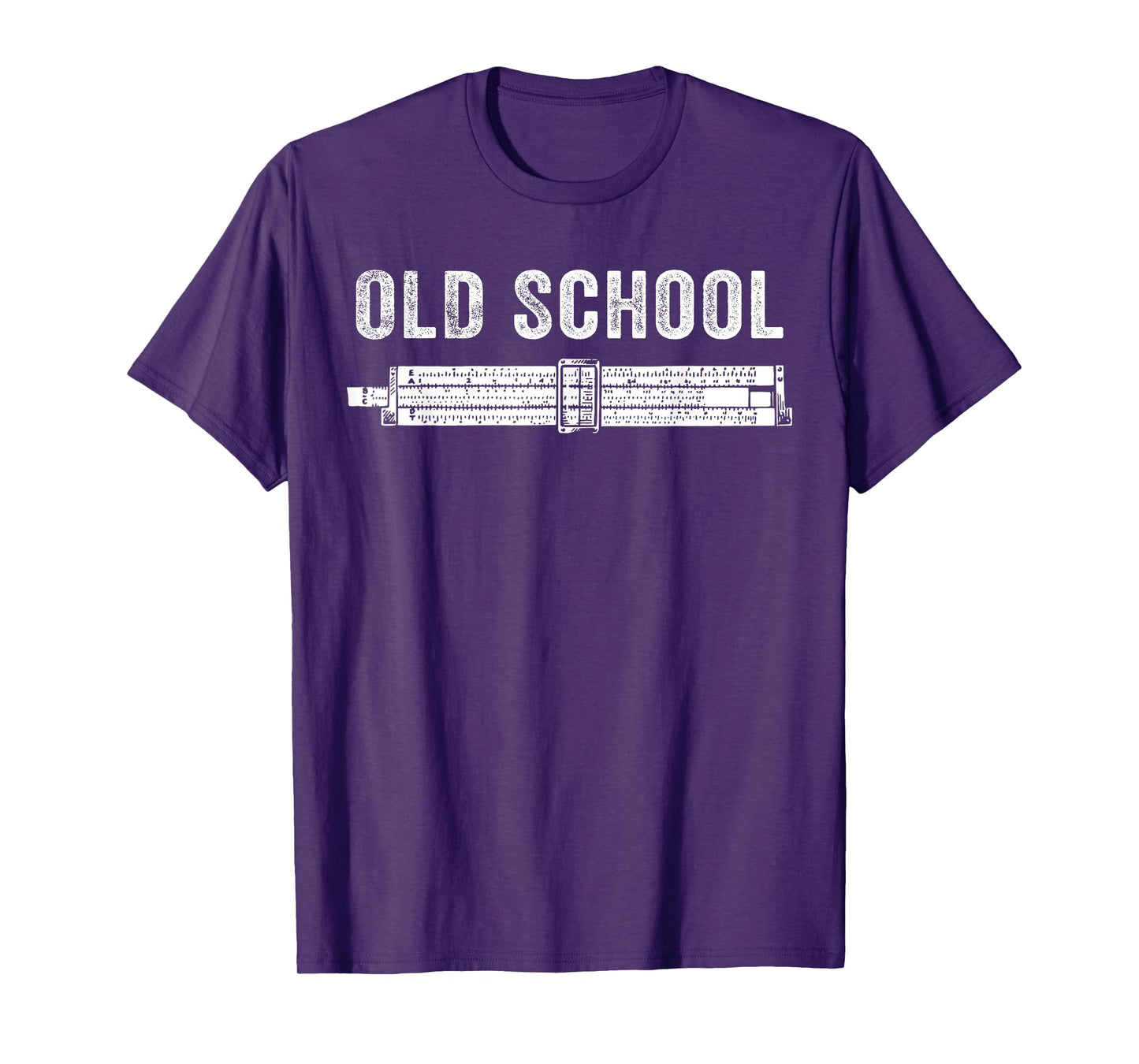 Old School Slide Rule Mechanical Analog Calculator T-Shirt