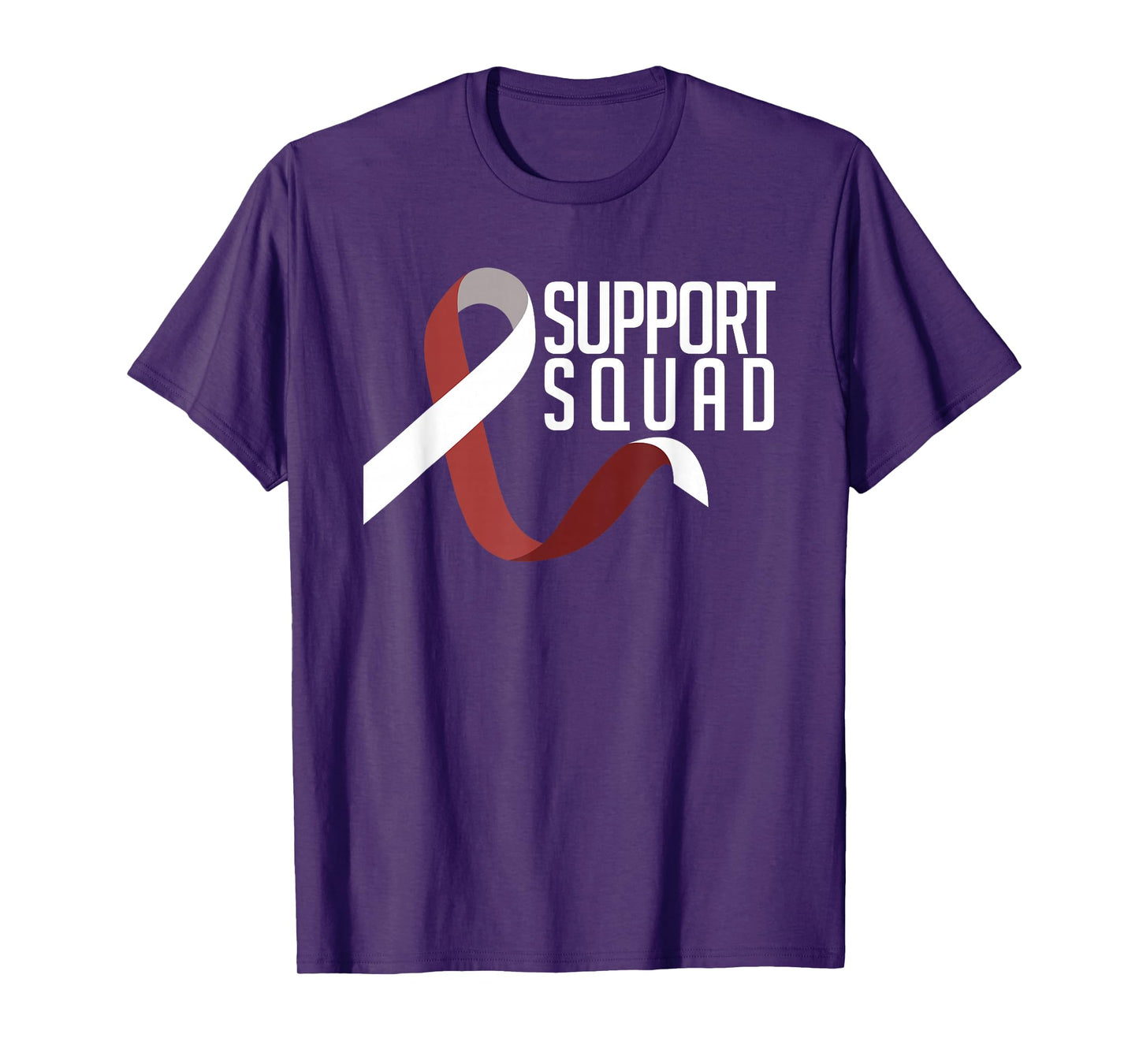 Support Squad Throat Oral Head & Neck Cancer Awareness T-Shirt
