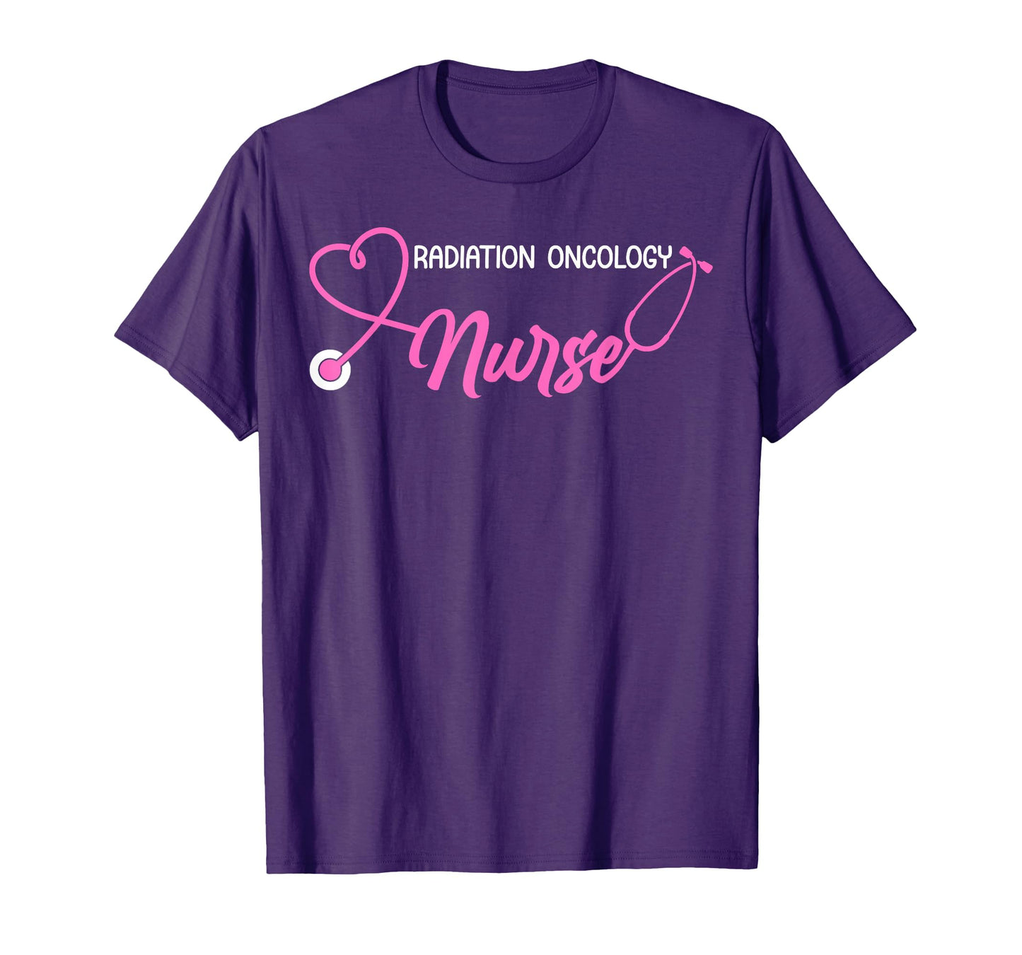 Radiation Oncology Nurse Appreciation Tee - Unisex Adults Nurse Themed T-Shirt - Black, Small - Short Sleeve