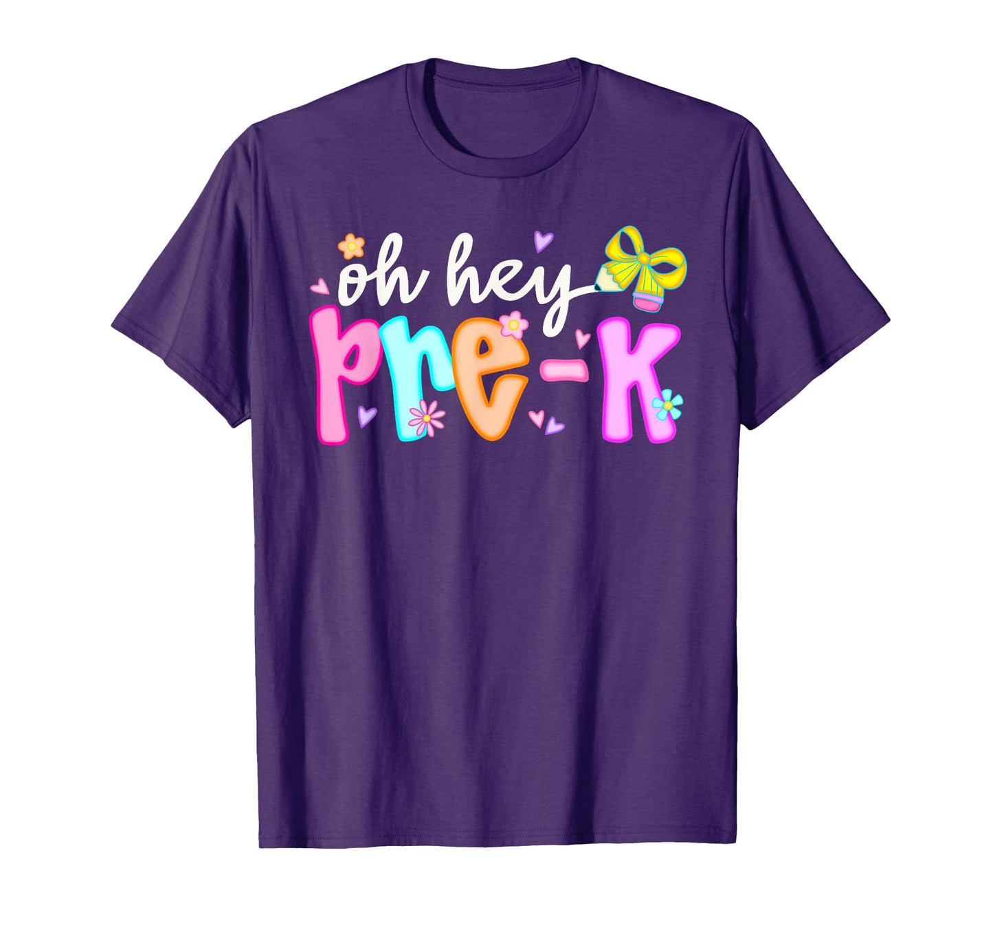 Oh Hey Pre K Preschool Back To School First Day Of School T-Shirt