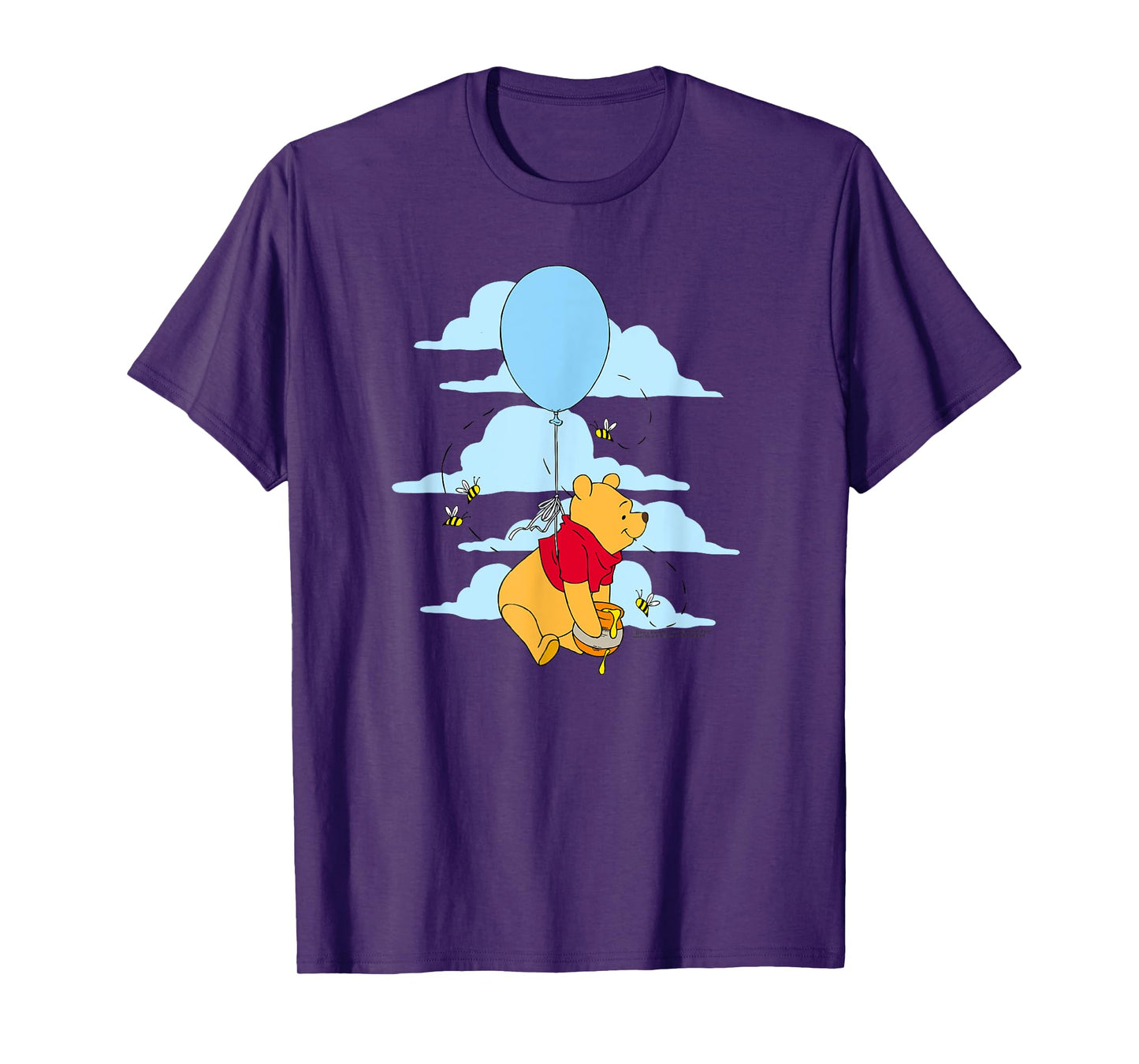 Disney Winnie The Pooh Floating Balloon Honey Pot Poster T-Shirt