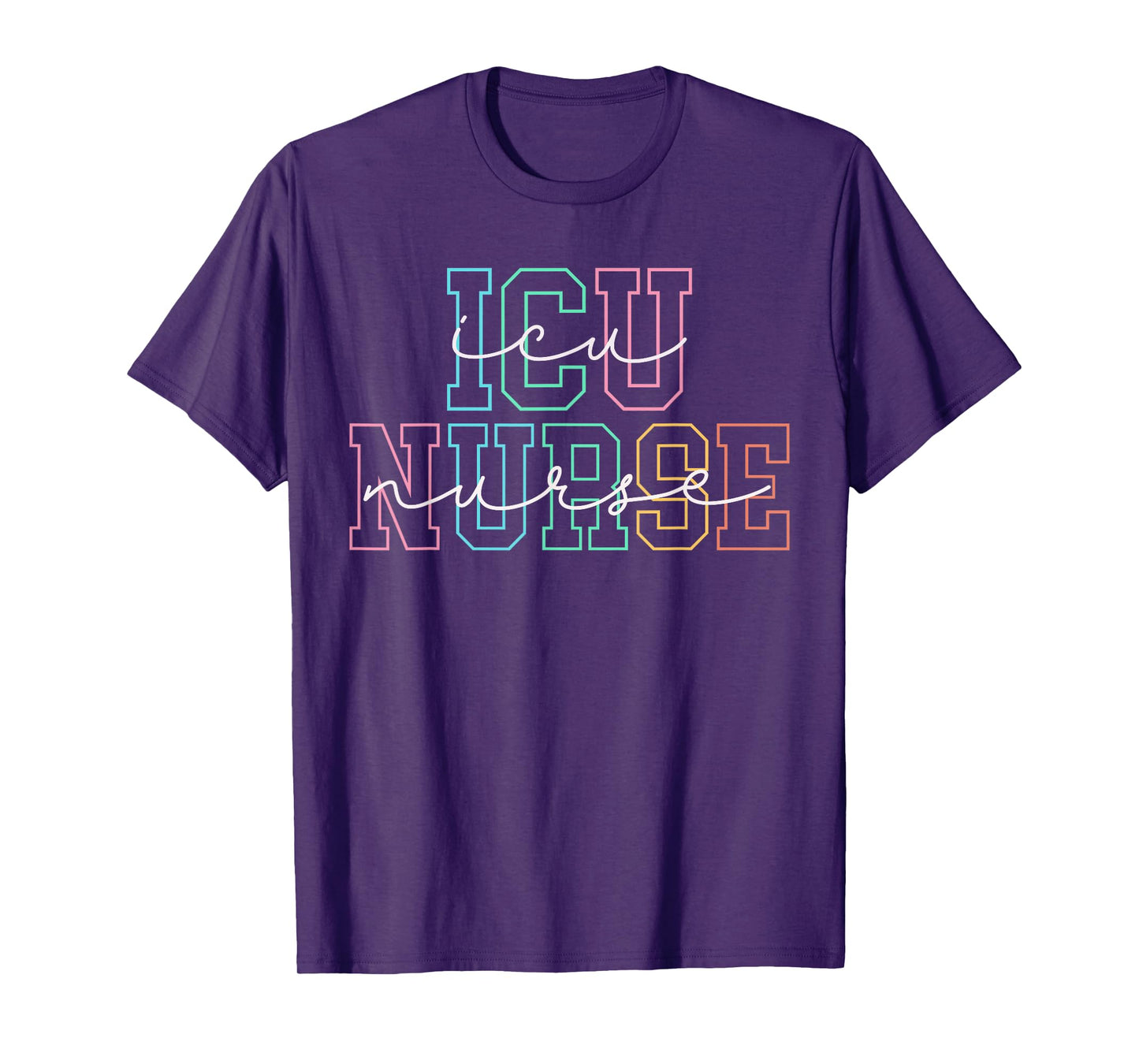 Icu Nurse Icu Nursing Icu Critical Care Men Women ICU Nurse T-Shirt