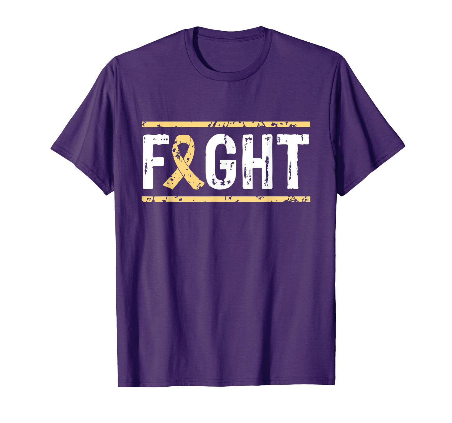 Urethral Cancer Awareness Fight Cancer Ribbon T-Shirt