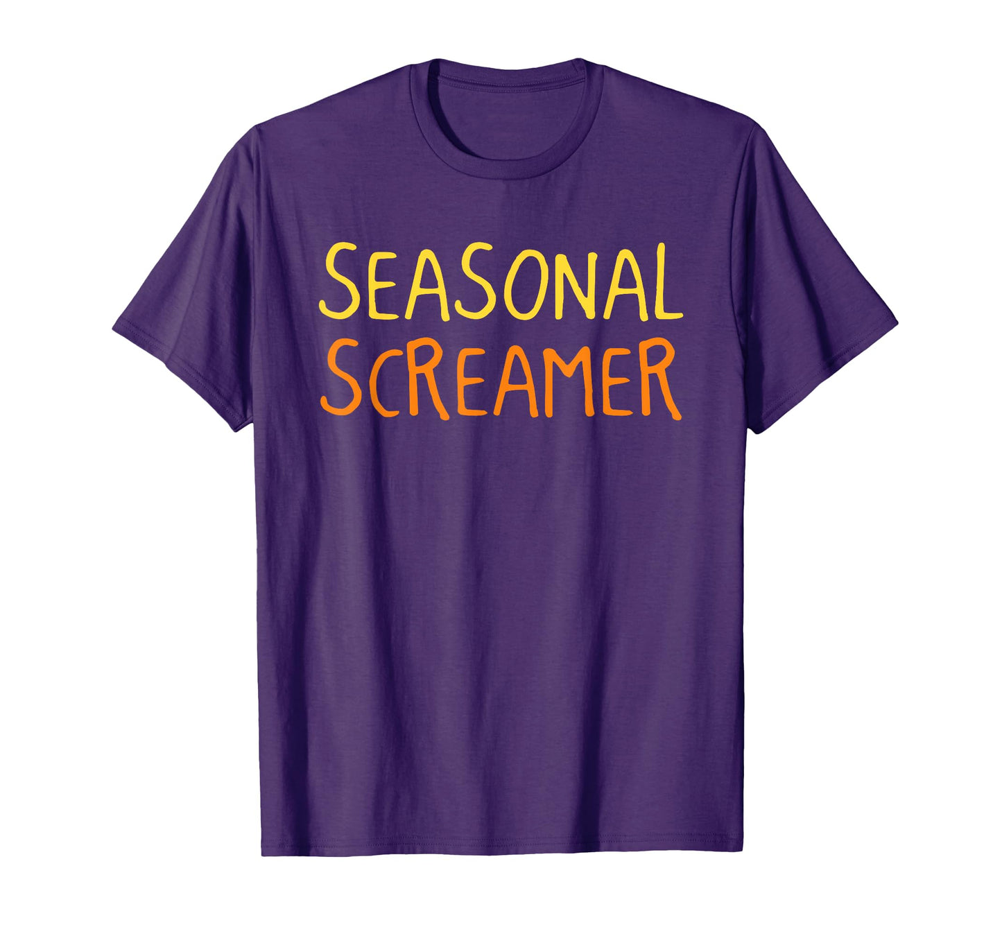 Seasonal Screamer Halloween Funny Spooky Season T-Shirt
