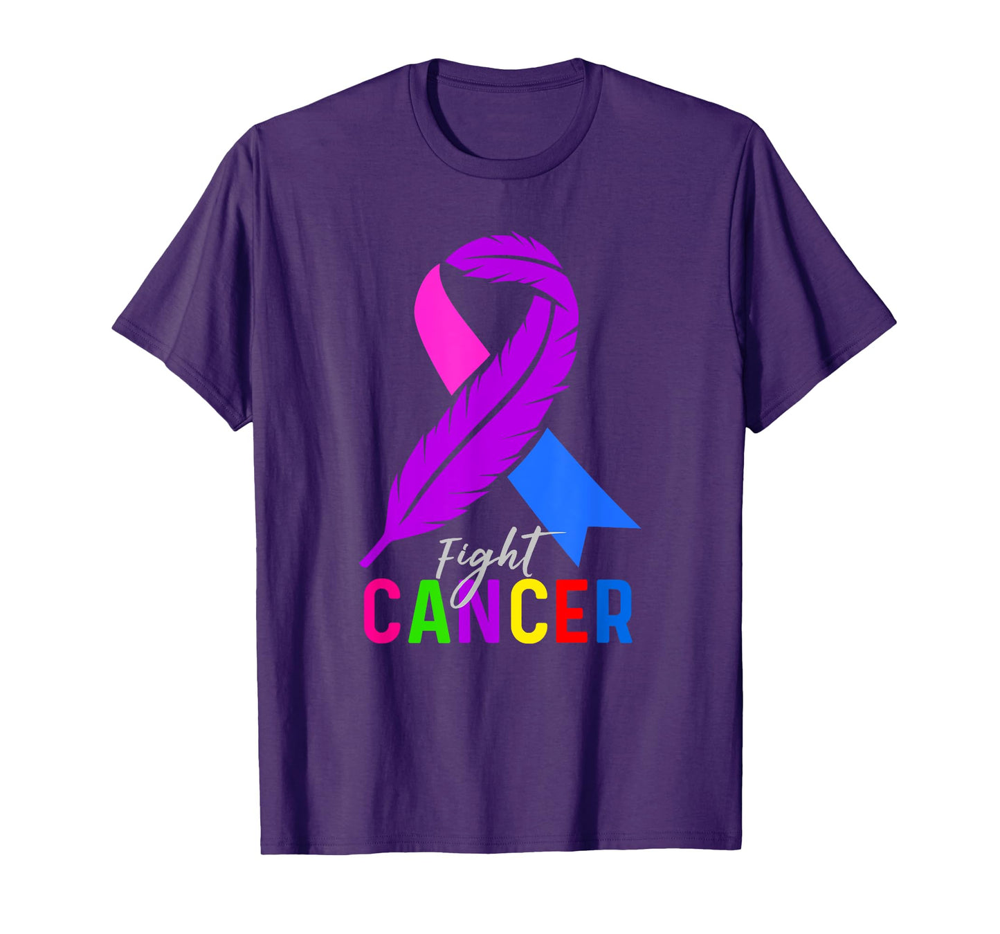 Fight Cancer Ribbon for Cancer Awareness T-Shirt