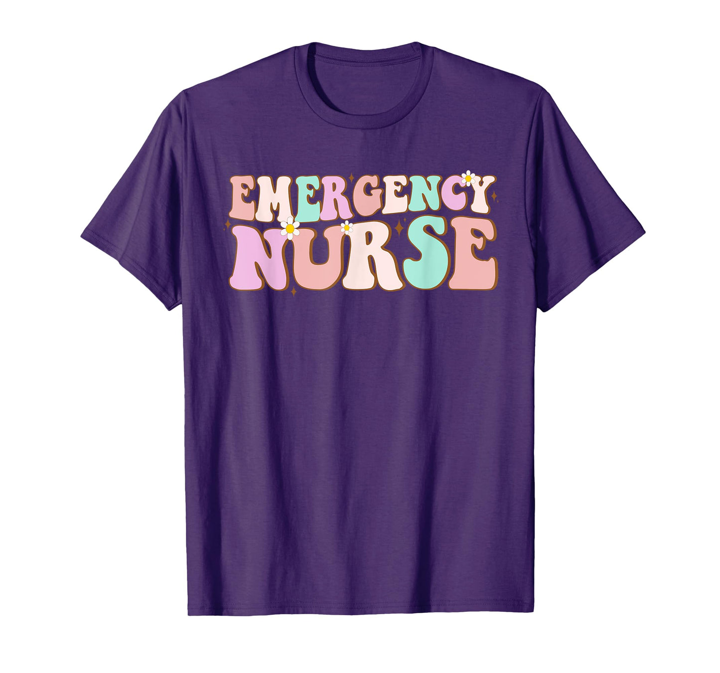 groovy ER Nurse Emergency Nurse School women nursing Room T-Shirt