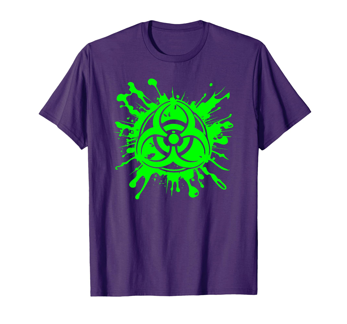 Green Radioactive Symbol Biohazard Symbol Radiation Nuclear T-Shirt