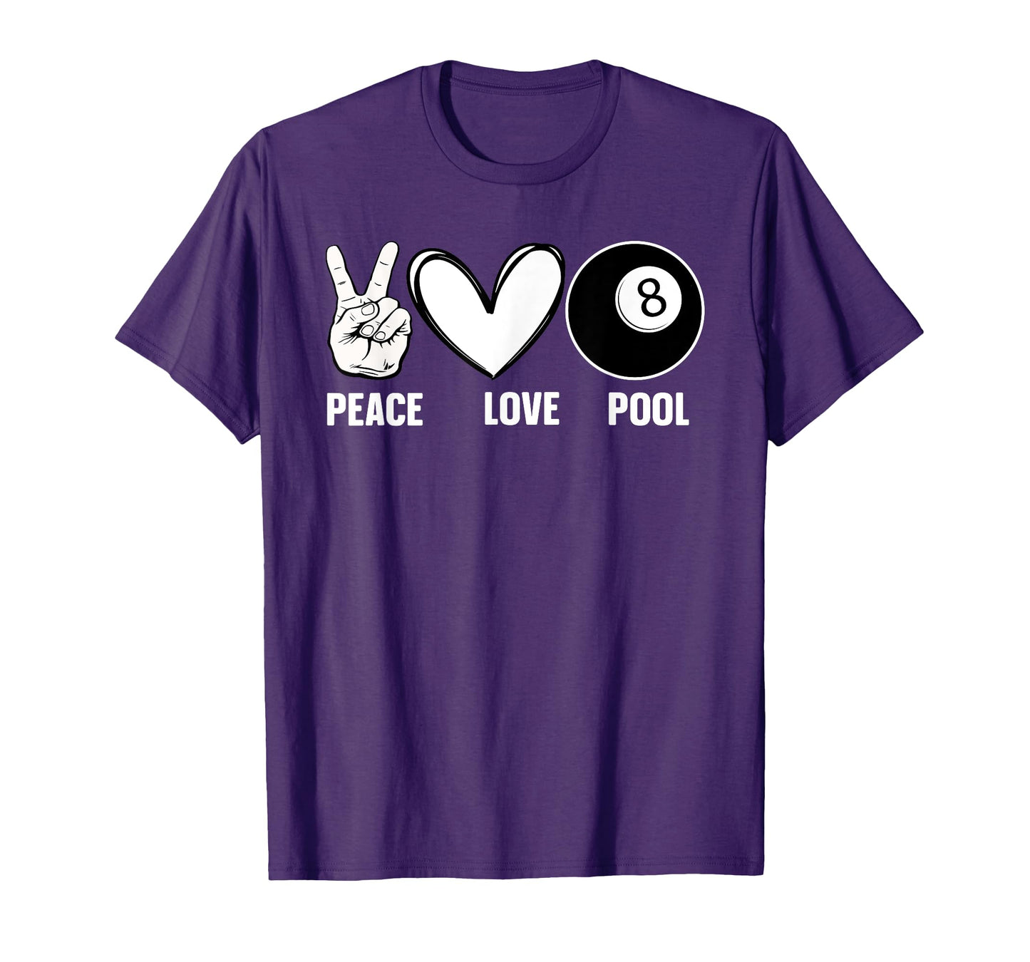 Cool 8 Ball Pool Lover Design For Men Women Billiard Player T-Shirt