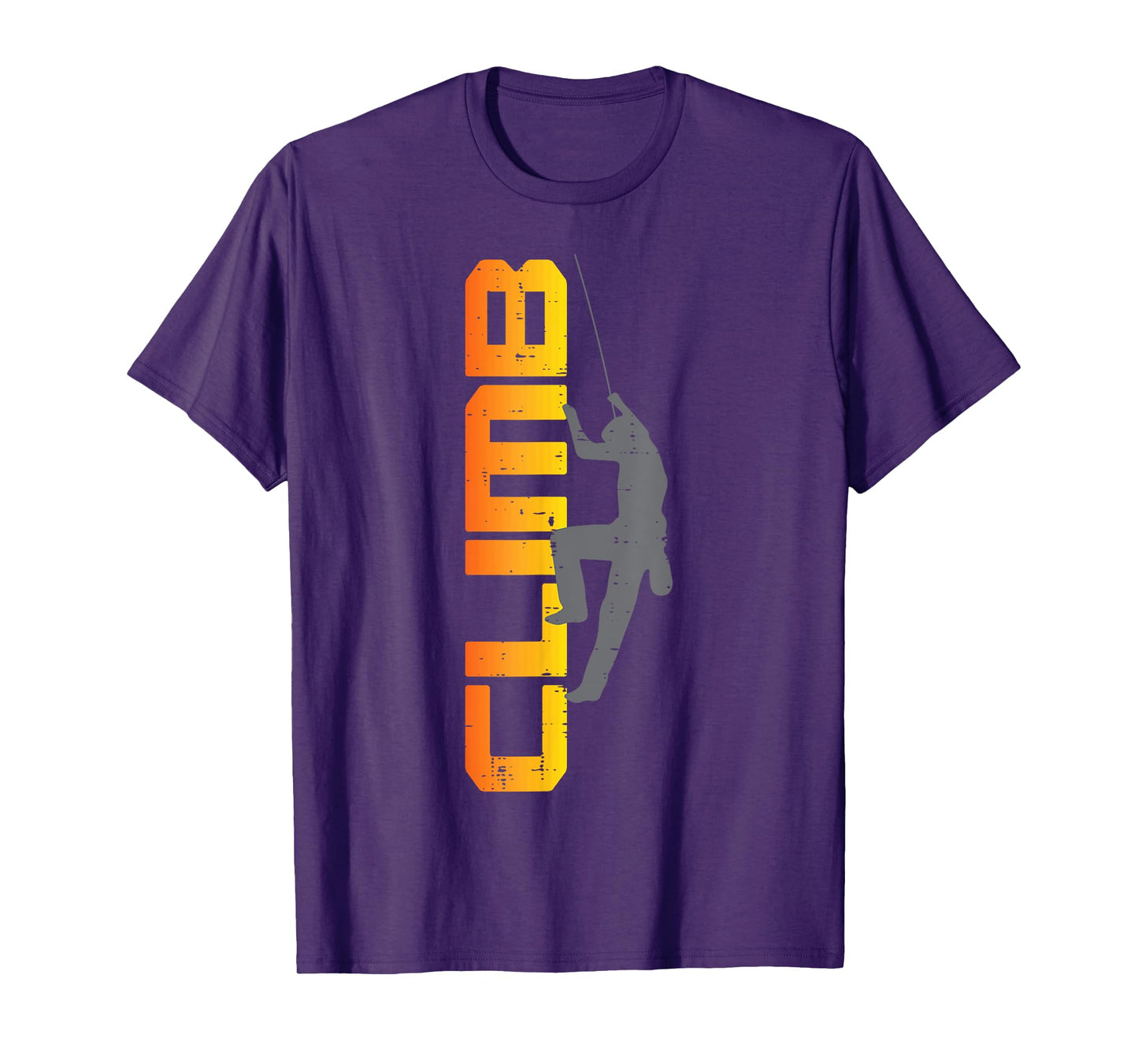 Rock Climber Climb Letters Climbing Bouldering Men Women Kid T-Shirt